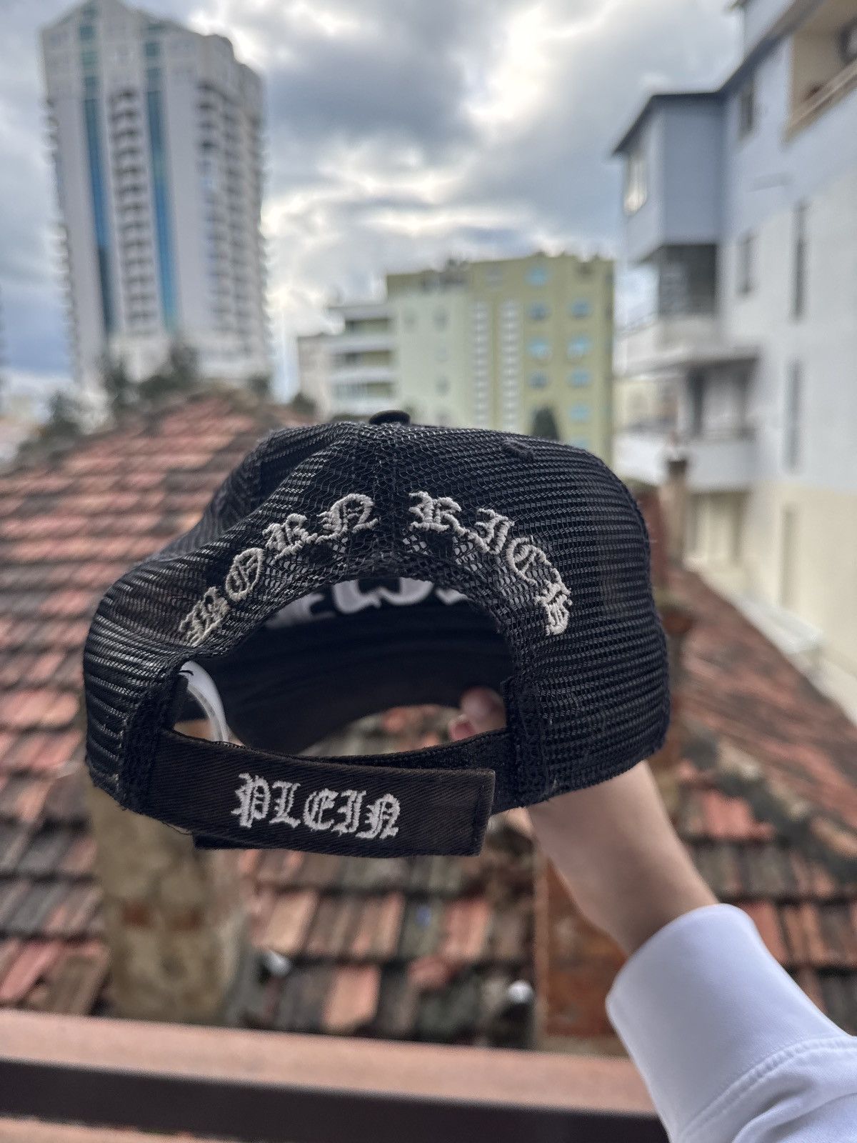 Philipp Plein BASEBALL CAP GOTHIC PLEIN Size ONE SIZE - 3 Thumbnail