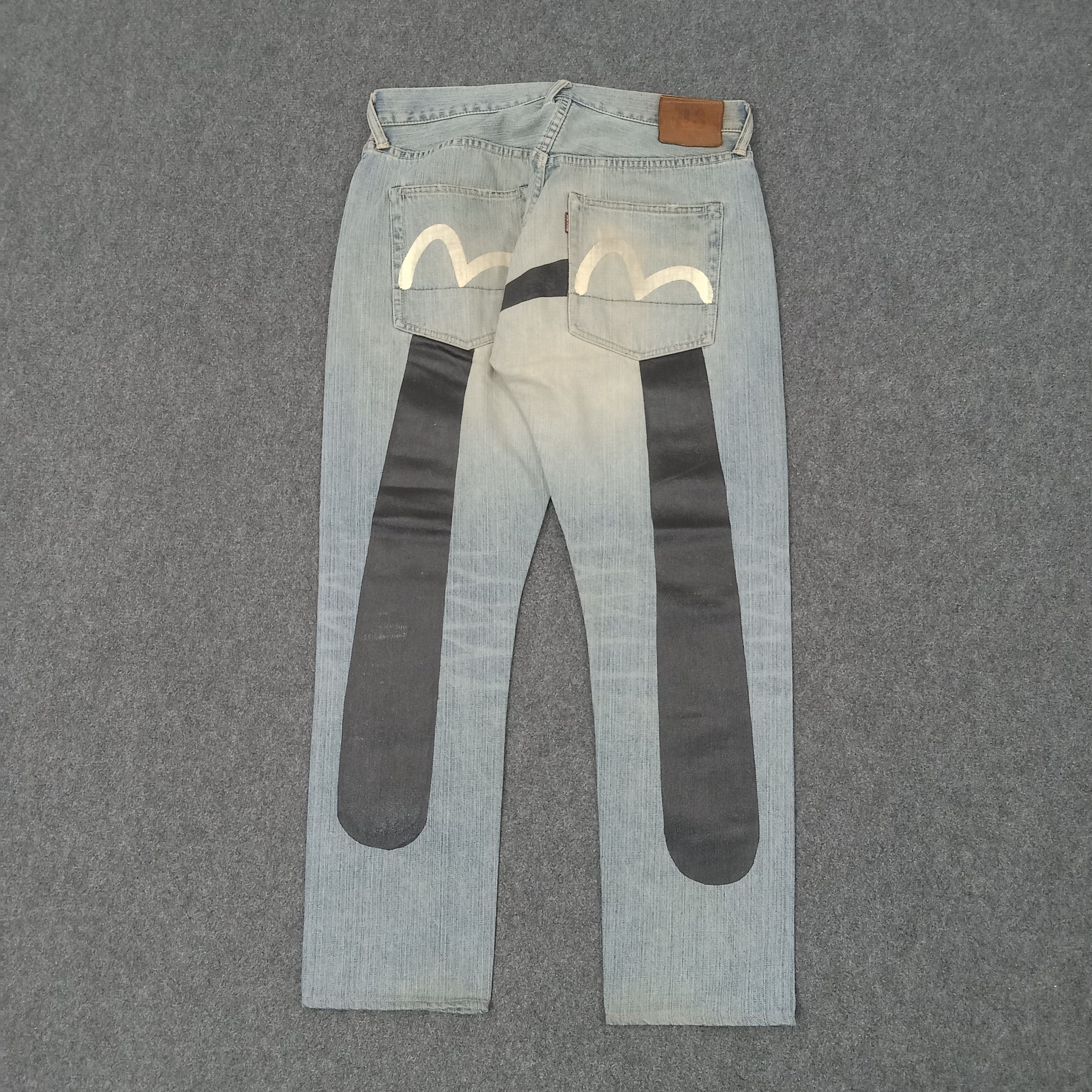 Evisu × Japanese Brand × Vintage Evisu Japanese Brand Custom daicock Jeans Size US 32 / EU 48 - 1 Thumbnail
