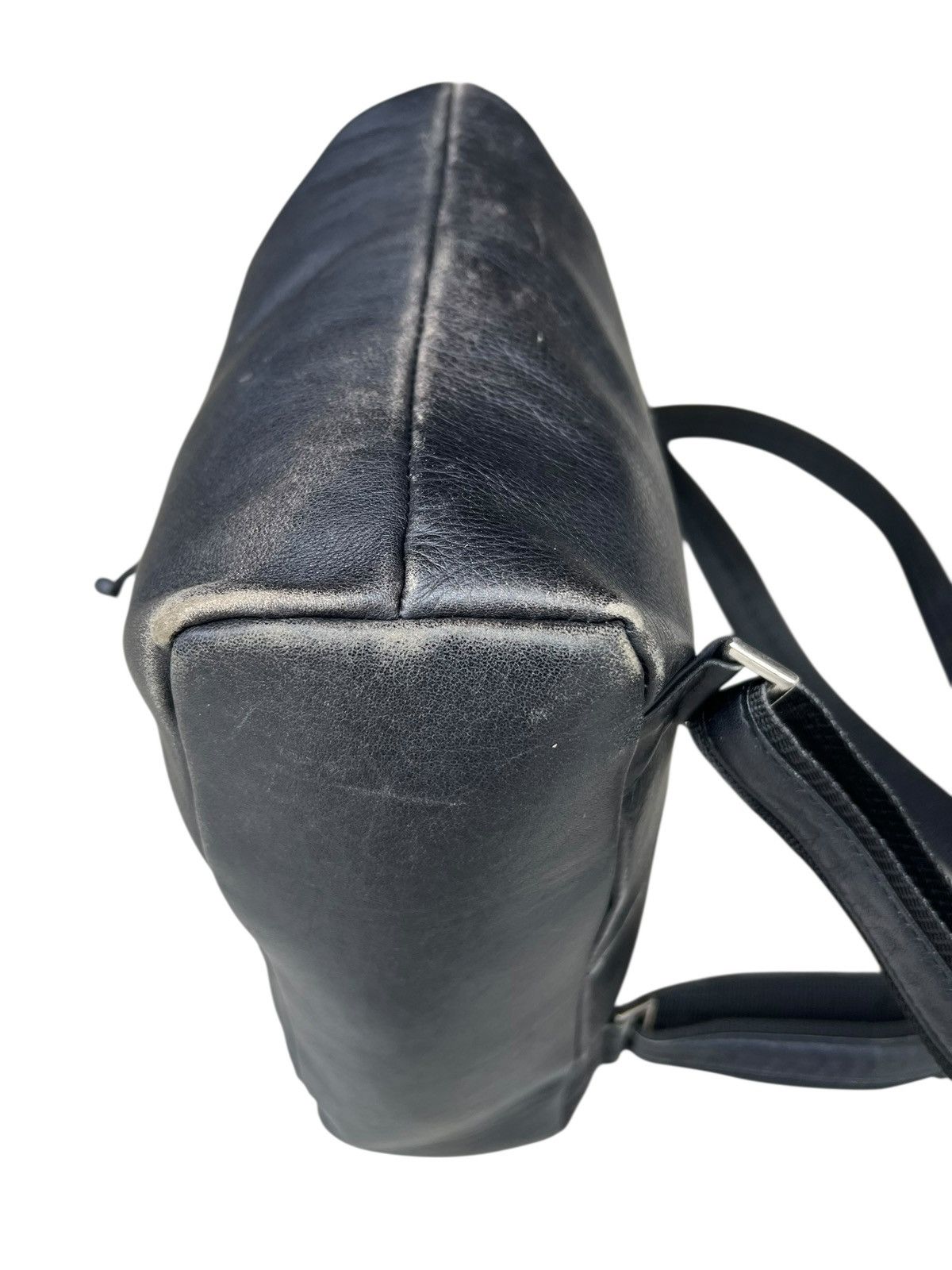 Leather Spiaggia Japan Faded Patina Leather Backpack Rucksack Bag Size ONE SIZE - 14 Thumbnail