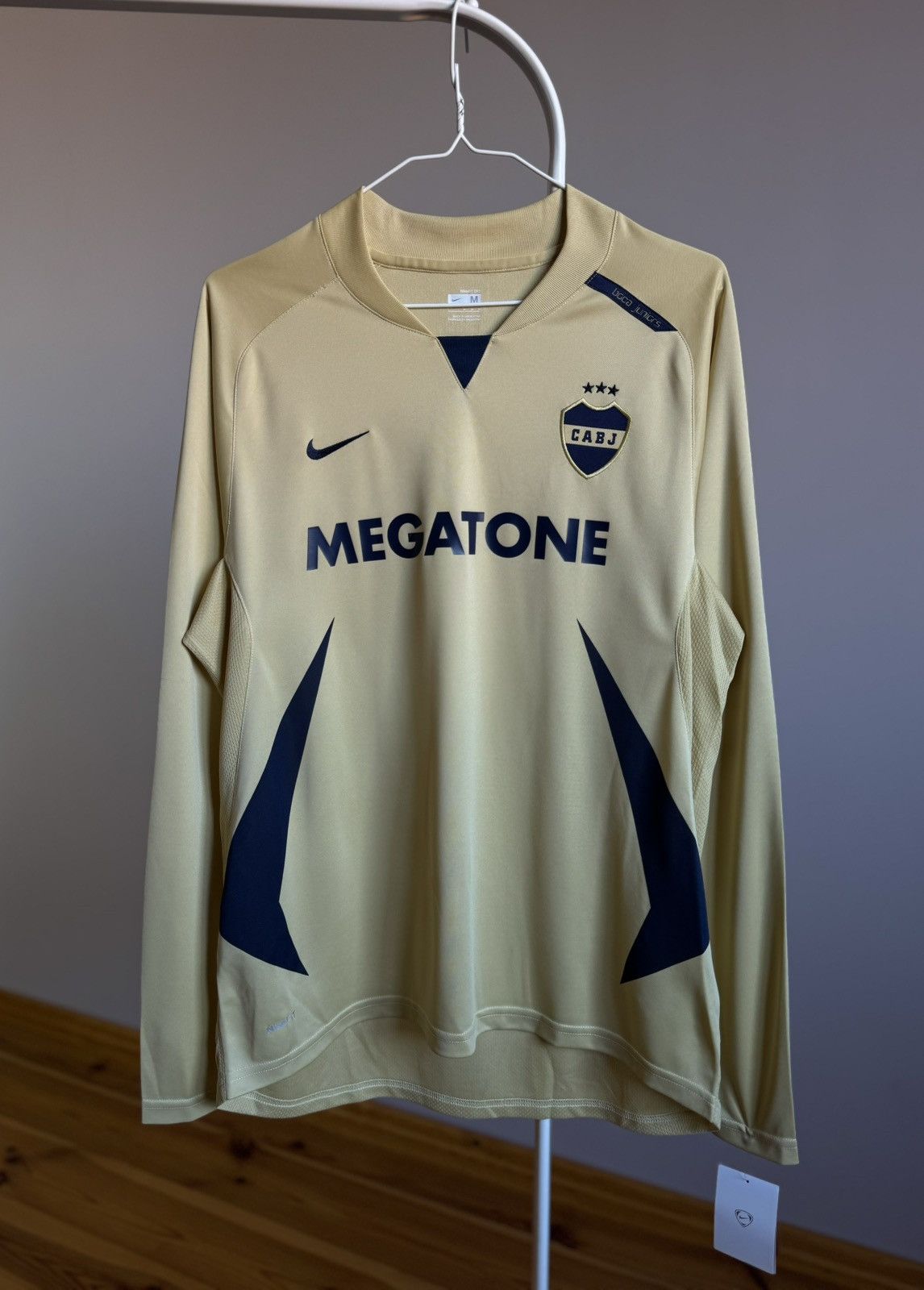 Nike Vintage Boca Juniors 2007 Long Sleeves Jersey Nike Megatone Size US M / EU 48-50 / 2 - 9 Thumbnail