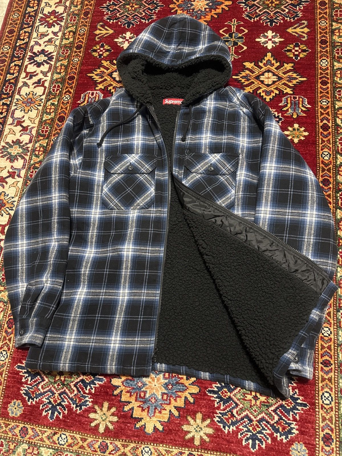 Supreme Supreme plaid downfill jacket Size US M / EU 48-50 / 2 - 2 Thumbnail