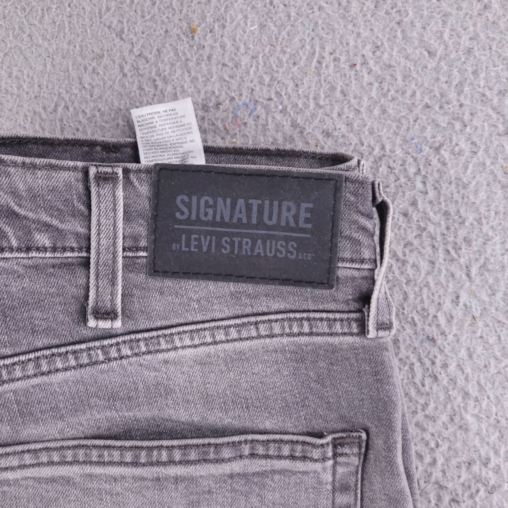 Levi's Levis Jeans Mens 38x31 Gray Slim Straight Denim 99%Cotton 1% Elastane Size US 38 / EU 54 - 2 Thumbnail