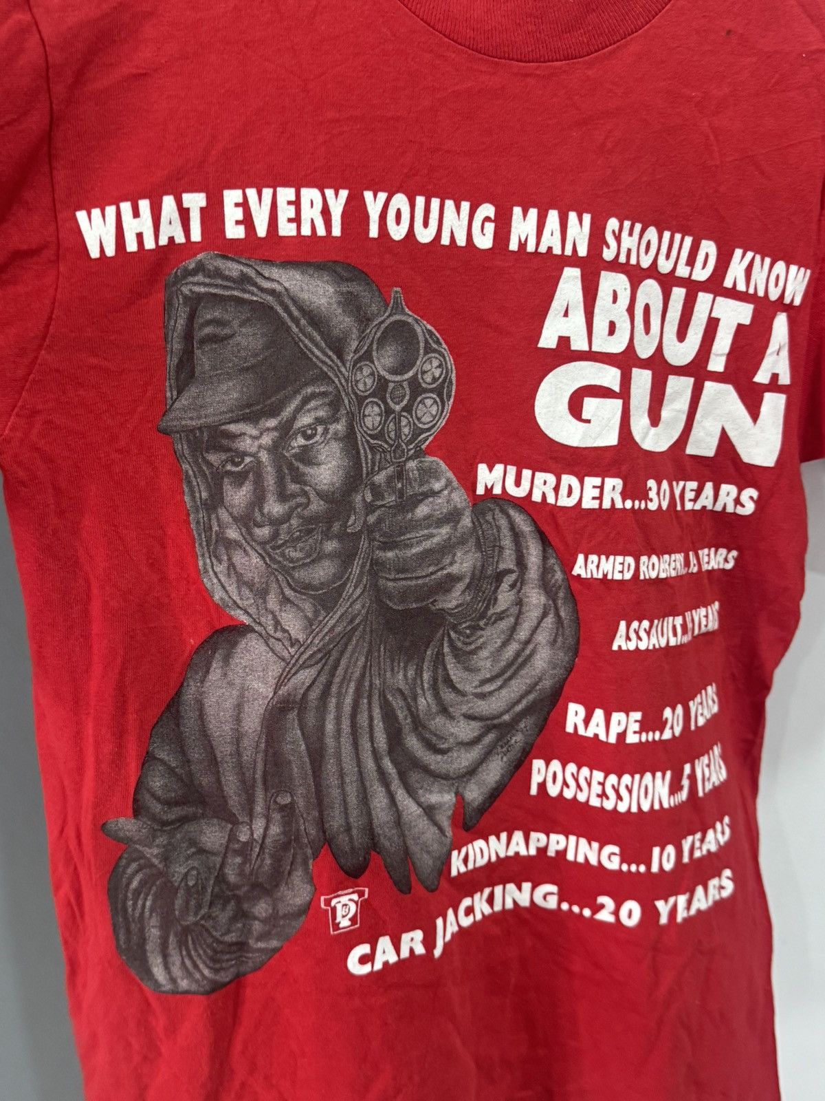 Fruit Of The Loom vintage Young Gangsta - single stitch made in usa tee Size US M / EU 48-50 / 2 - 6 Thumbnail