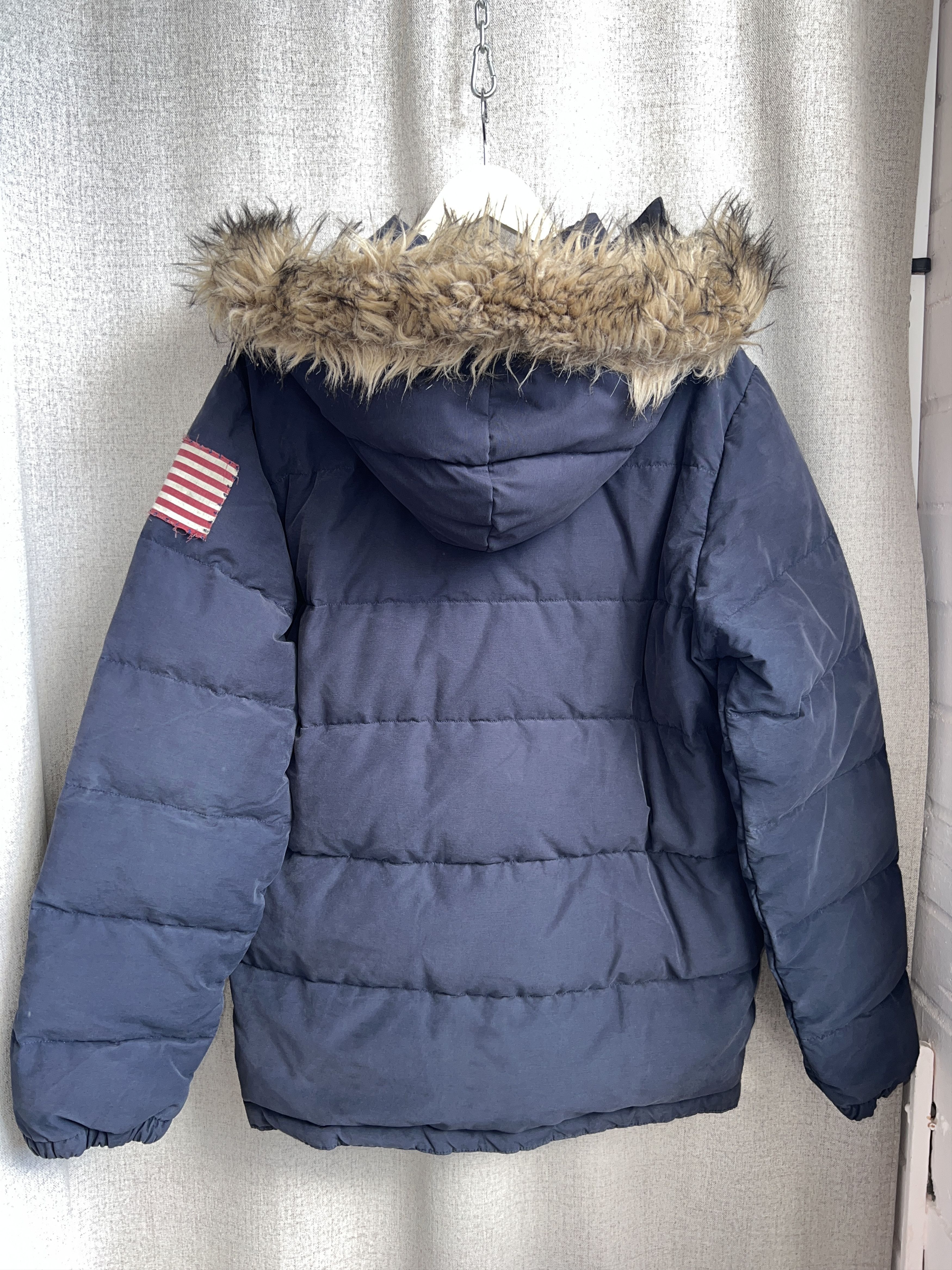 Polo Ralph Lauren Vintage Ralph Lauren Denim Supply USA Flag Navy Down Parka Size US L / EU 52-54 / 3 - 5 Thumbnail