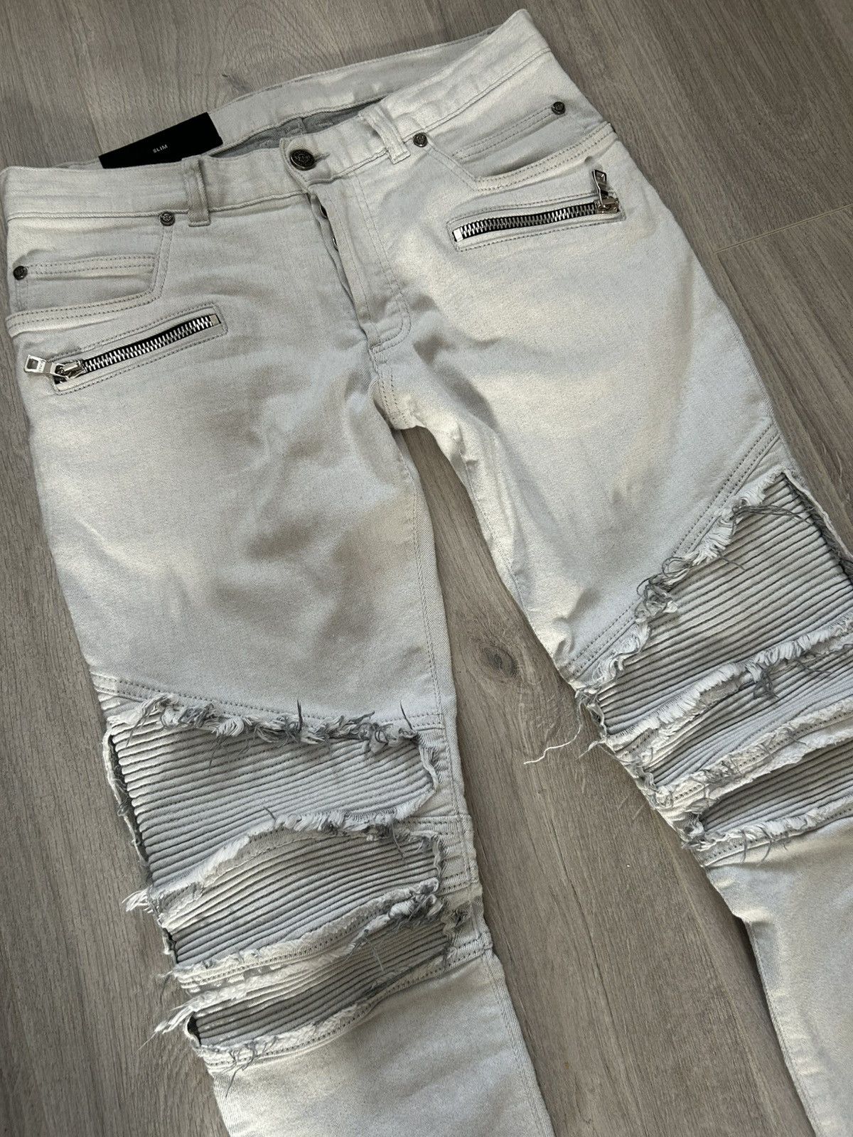 Balmain Balmain Biker Jeans Size US 30 / EU 46 - 5 Thumbnail