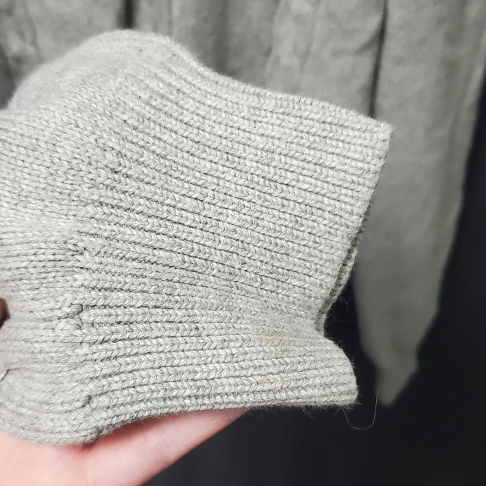 Calvin Klein Calvin Klein Nautical Gray Cotton Cable Knit Accent Sweater Size US M / EU 48-50 / 2 - 6 Thumbnail