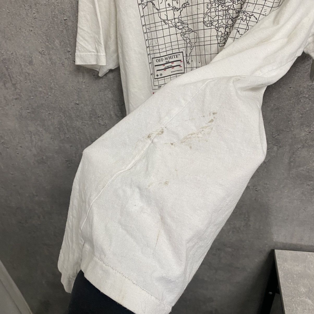 Off-White OFF WHITE Temperature Map Spliced T-Shirt Size US M / EU 48-50 / 2 - 20 Thumbnail
