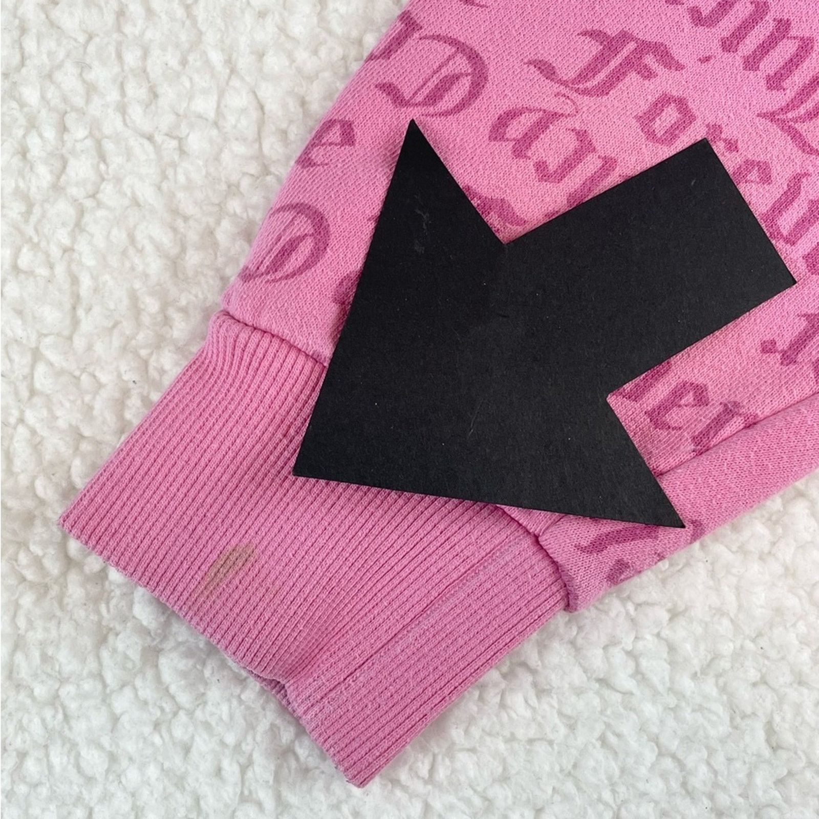 Juicy Couture JUICY COUTURE x F21 • Pink Logo Print Cropped Tie Sweatshirt Size M / US 6-8 / IT 42-44 - 14 Thumbnail