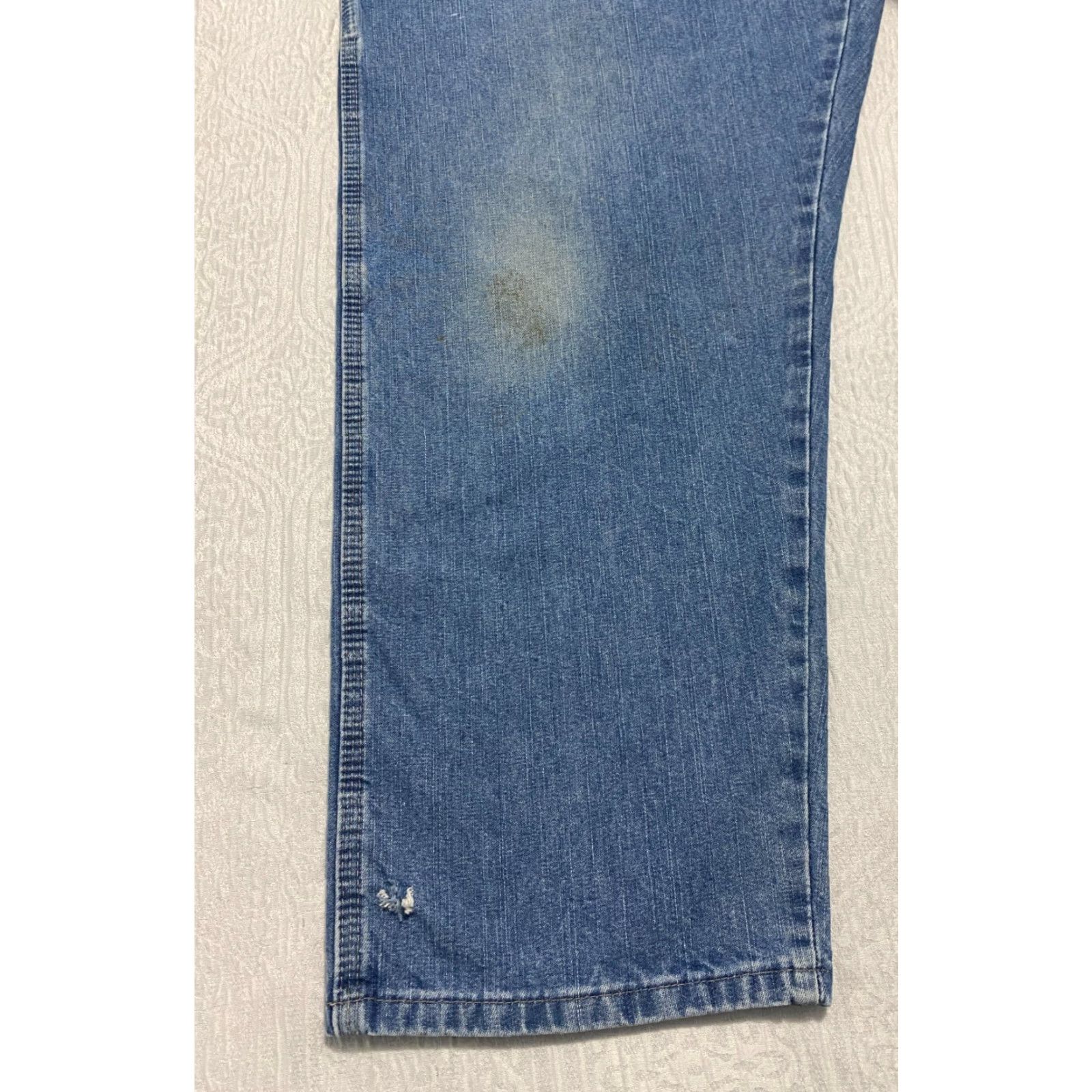 Wrangler VINTAGE Wrangler Hero Carpenter Jeans Mens Size 40×30 Blue Straight Wide Leg Mens Size US 40 / EU 56 - 4 Thumbnail