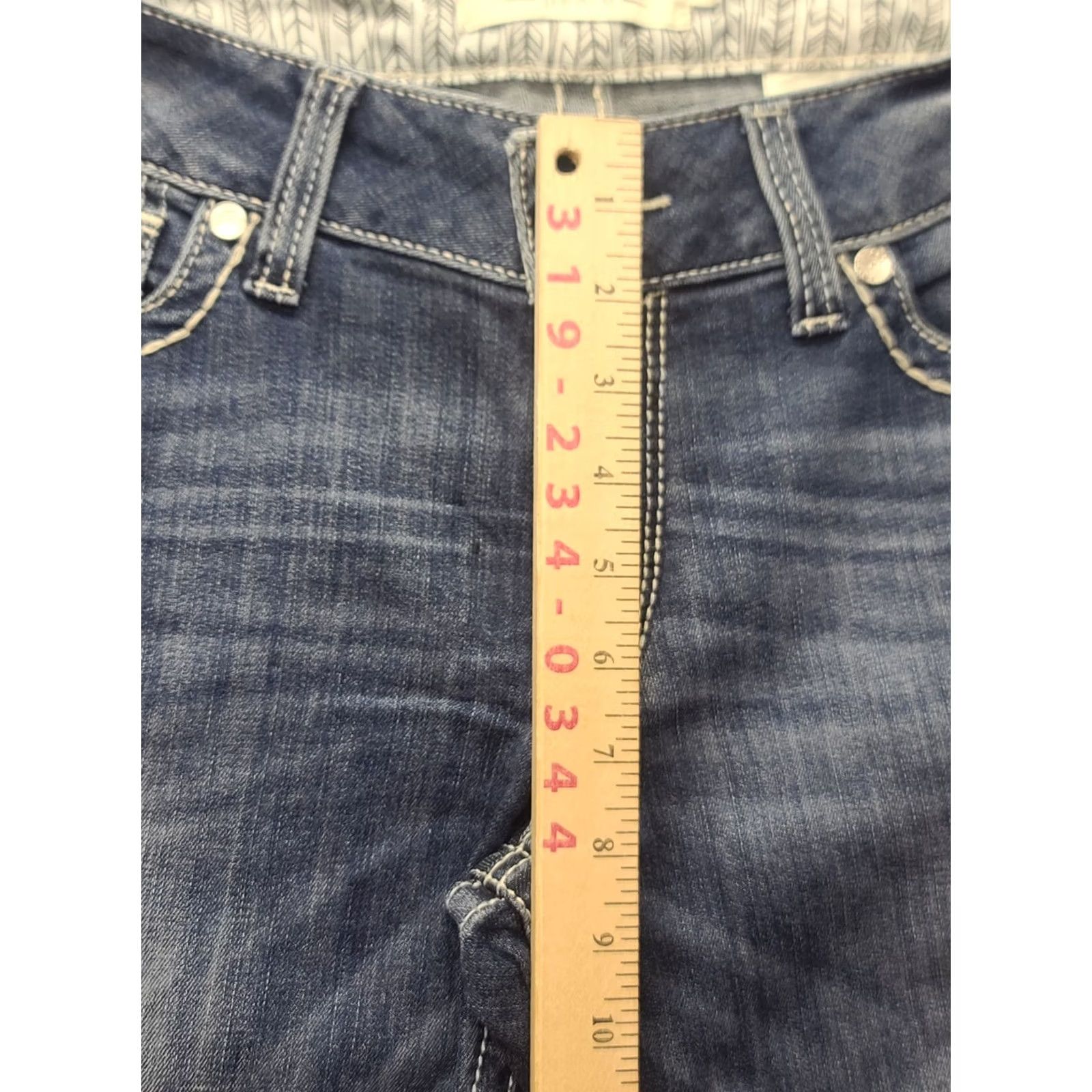 Ariat Ariat Real Denim Jeans Womens 30x32 Natalia Arrow Bootcut Mid Rise Riding Jeans Regular Blue Western Cowboy Ratchet? Size 30" / US 8 / IT 44 - 4 Thumbnail