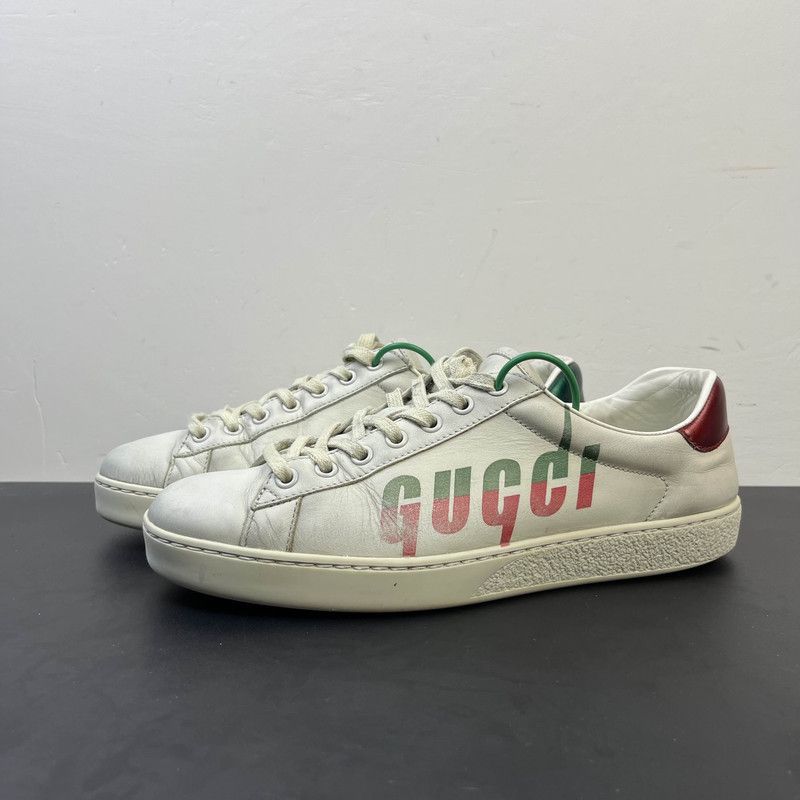 Gucci Gucci Ace Blade Vintage Sneakers for Men 0079 Size US 7.5 / EU 40-41 - 1 Thumbnail