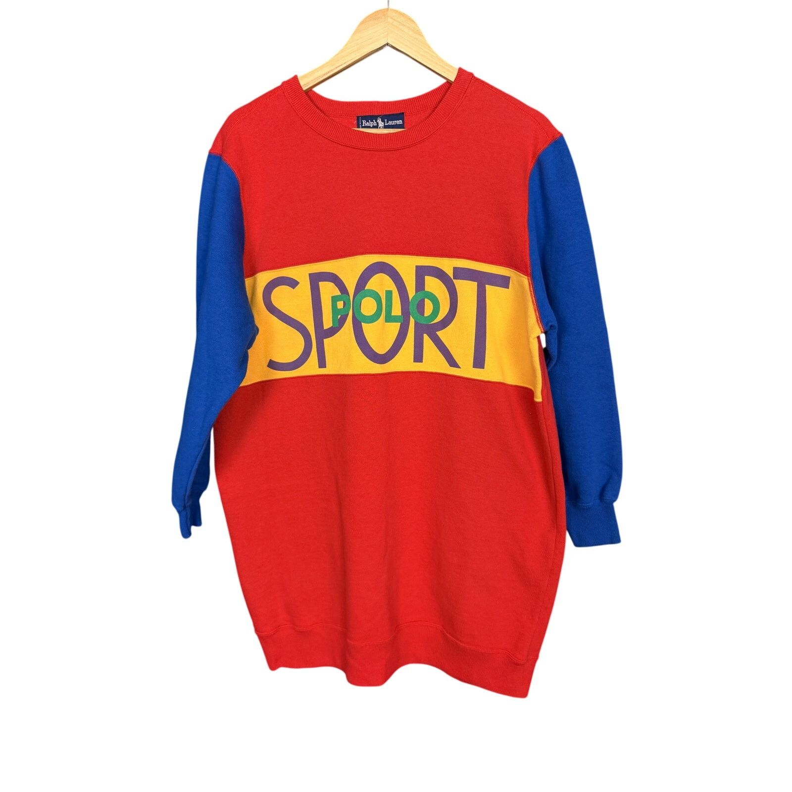 Ralph Lauren Vintage Polo Sport Ralph Lauren Women's Sweatshirt Dress L Size L / US 10 / IT 46 - 1 Thumbnail