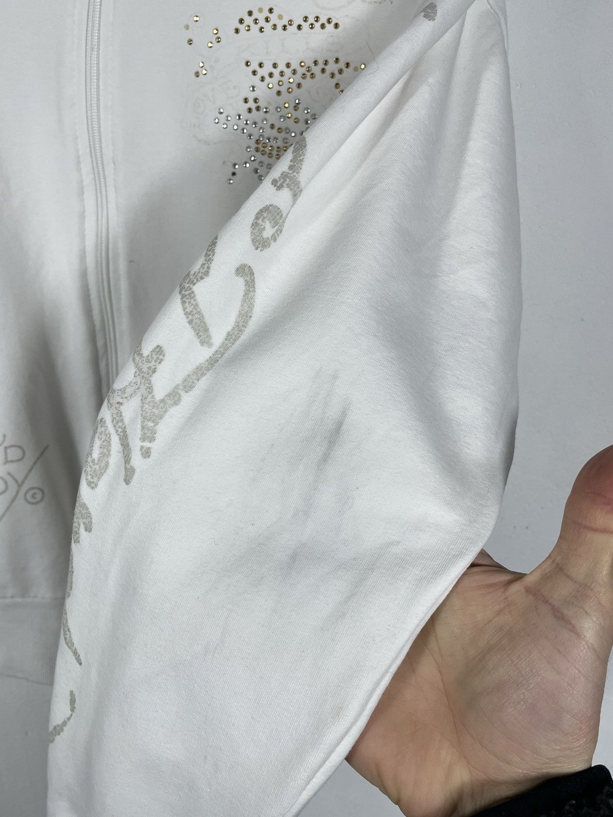 Christian Audigier × Ed Hardy × Vintage Ed Hardy x Christian Audigier Retro 00s Hoodie Swag Drip Size XL / US 12-14 / IT 48-50 - 9 Thumbnail