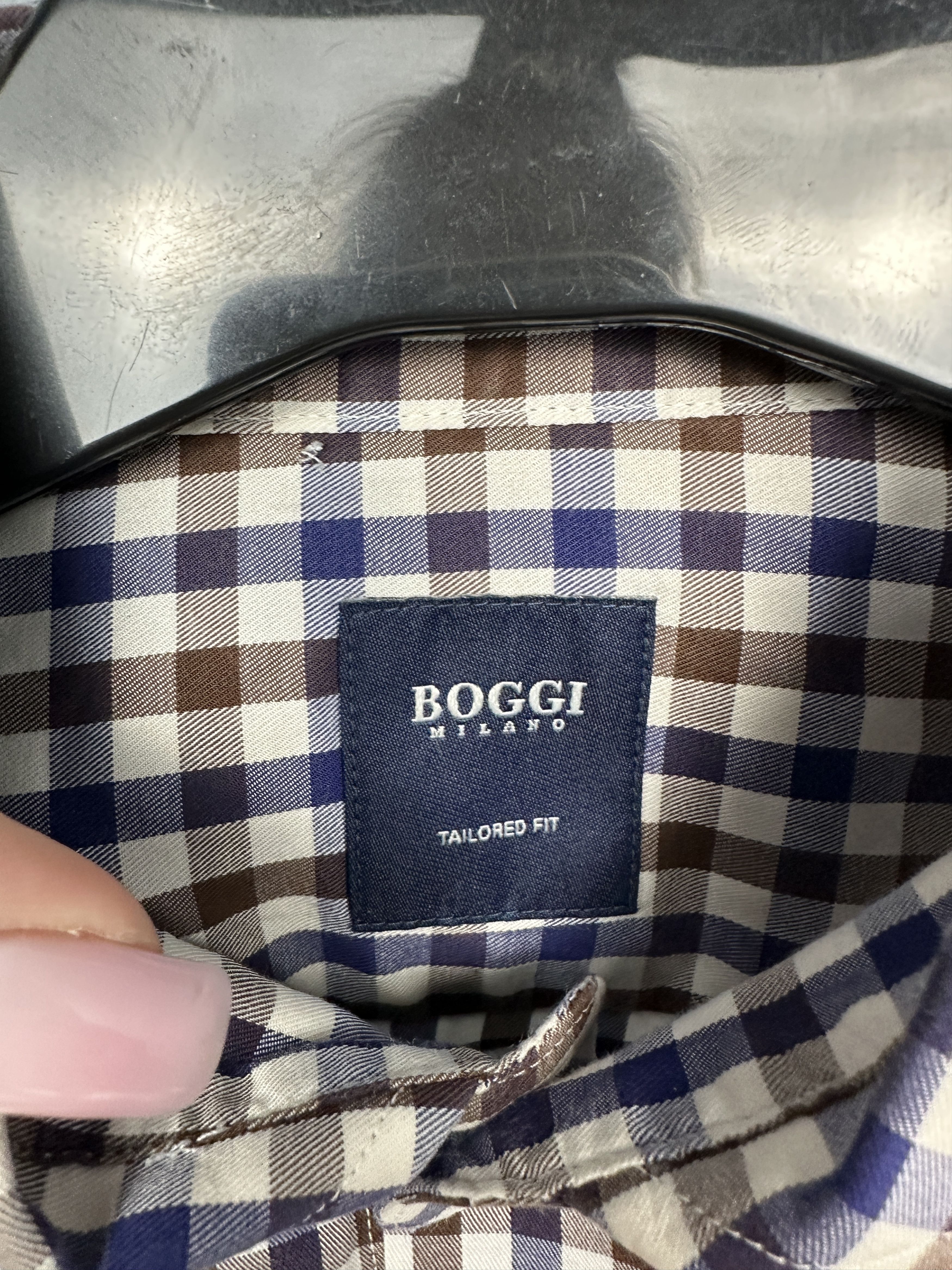 Boggi Boggi Vintage Mens Long Sleeve Shirt Size US M / EU 48-50 / 2 - 3 Thumbnail