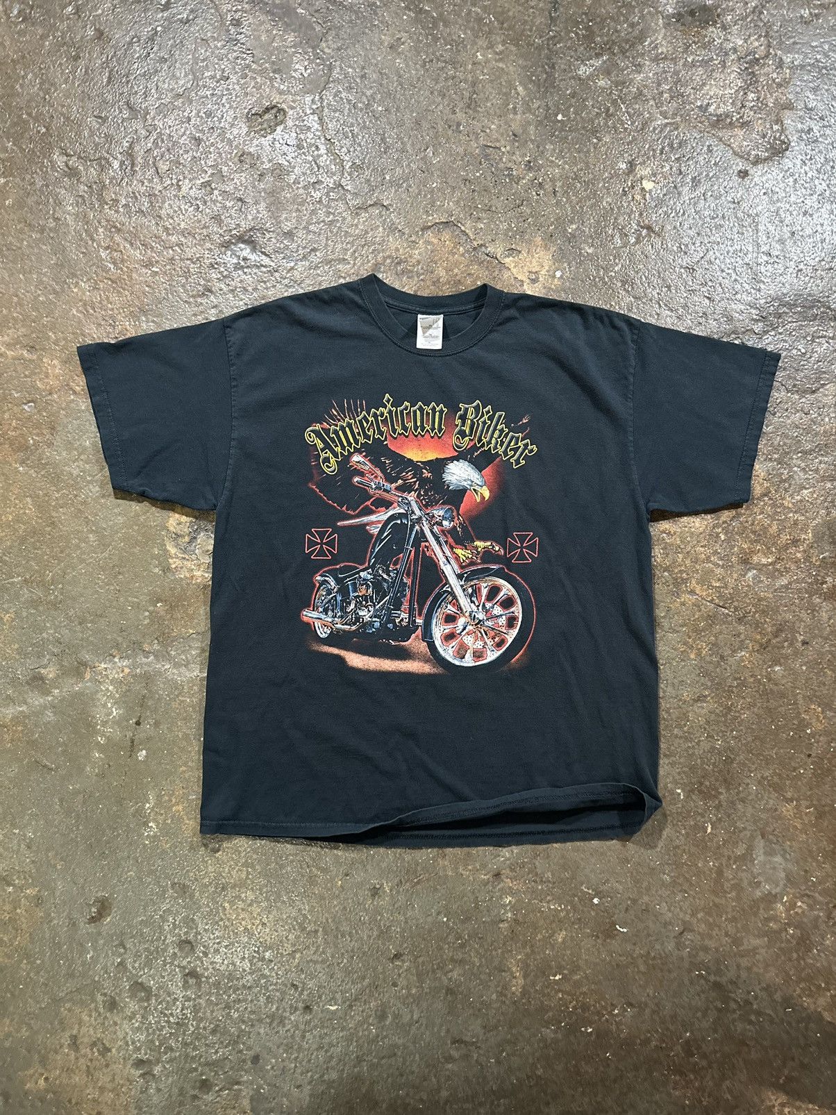 Vintage VINTAGE AMERICAN BIKER SHIRT XL BLK Y2K WEST COAST CHOPPERS Size US XL / EU 56 / 4 - 1 Thumbnail