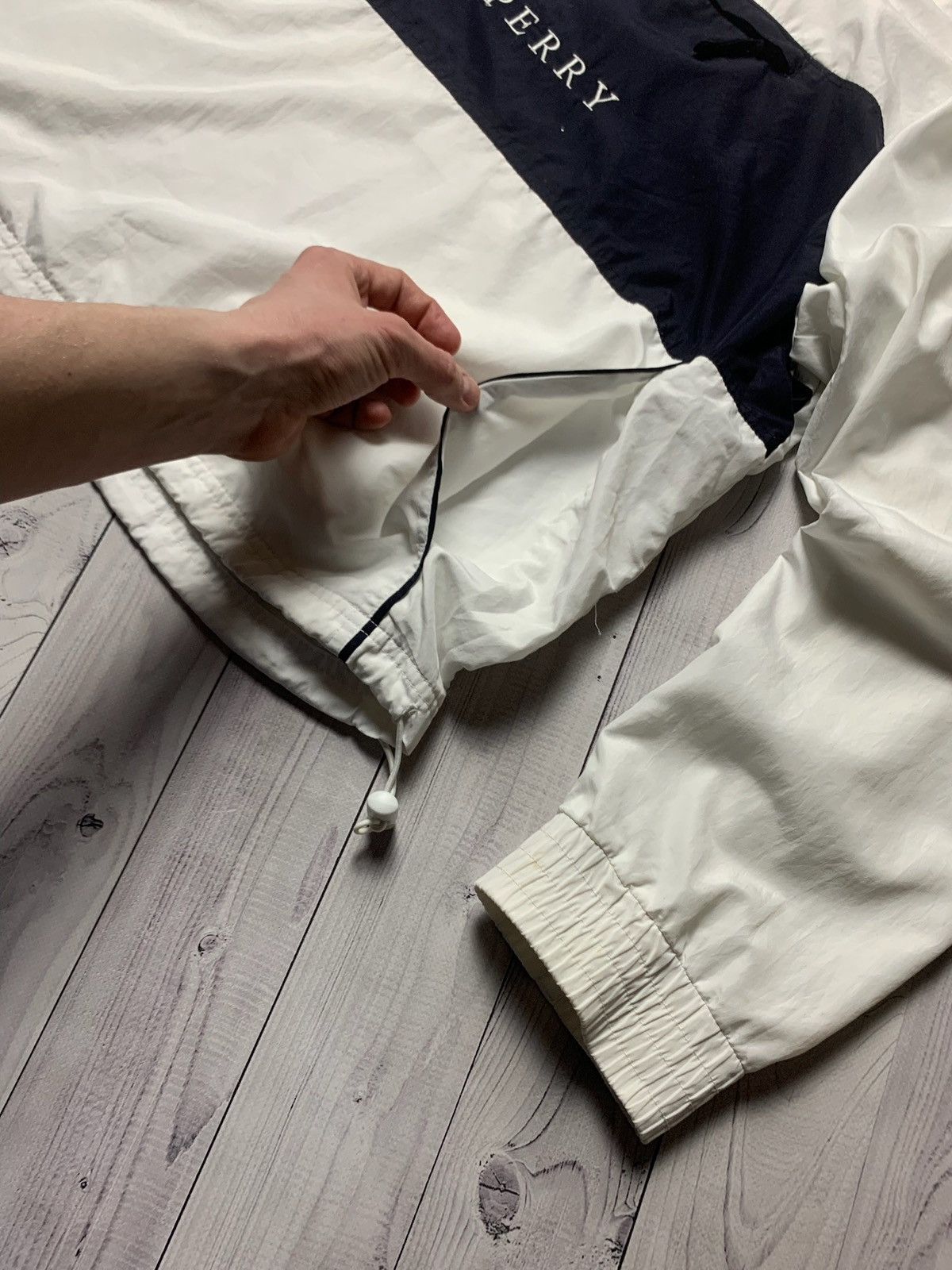 Fred Perry × Vintage Vintage Fred Perry Jacket anorak big logo size L Size US L / EU 52-54 / 3 - 5 Thumbnail
