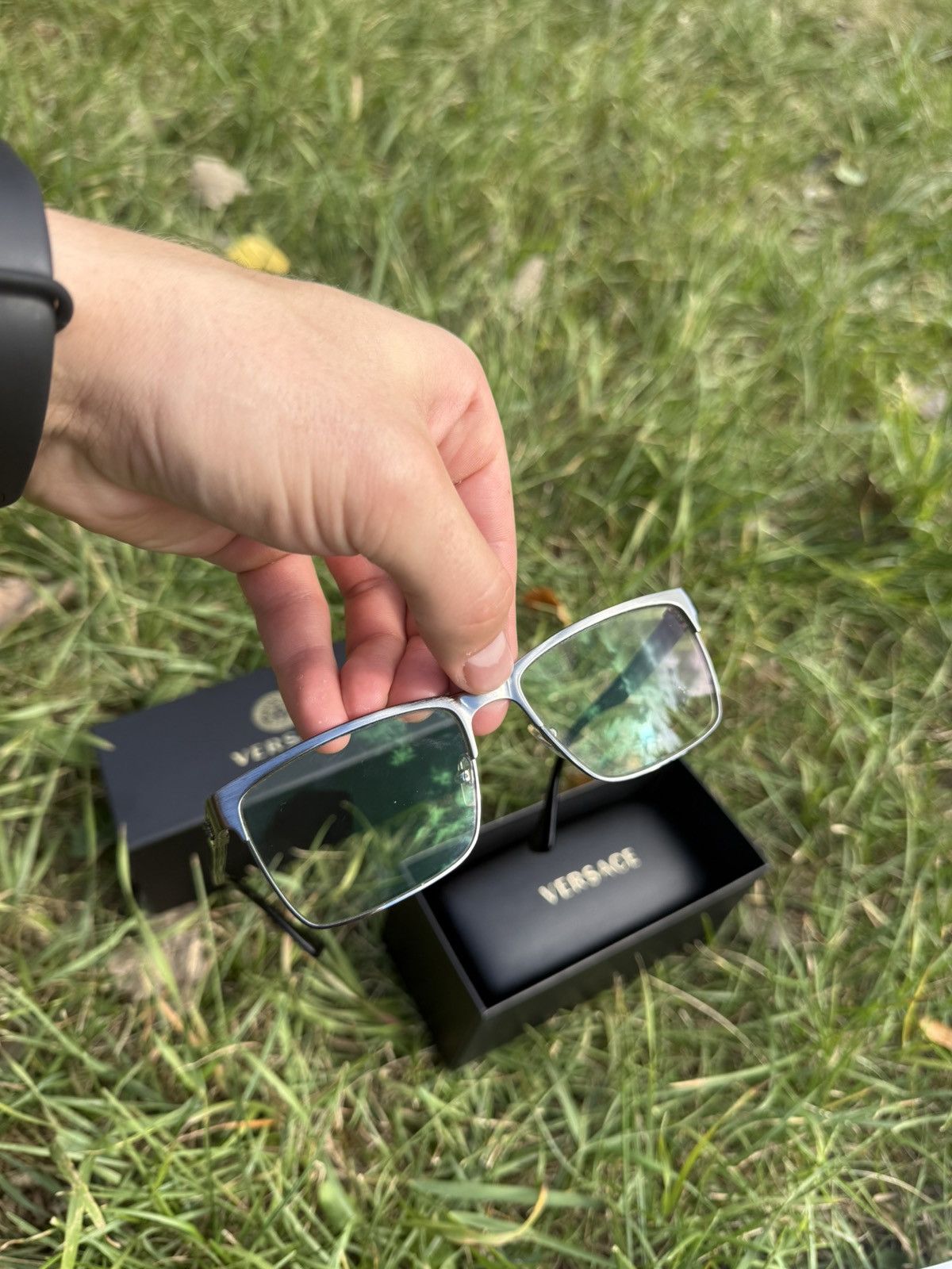 Versace new VERSACE eyeglasses black frame Size ONE SIZE - 7 Thumbnail