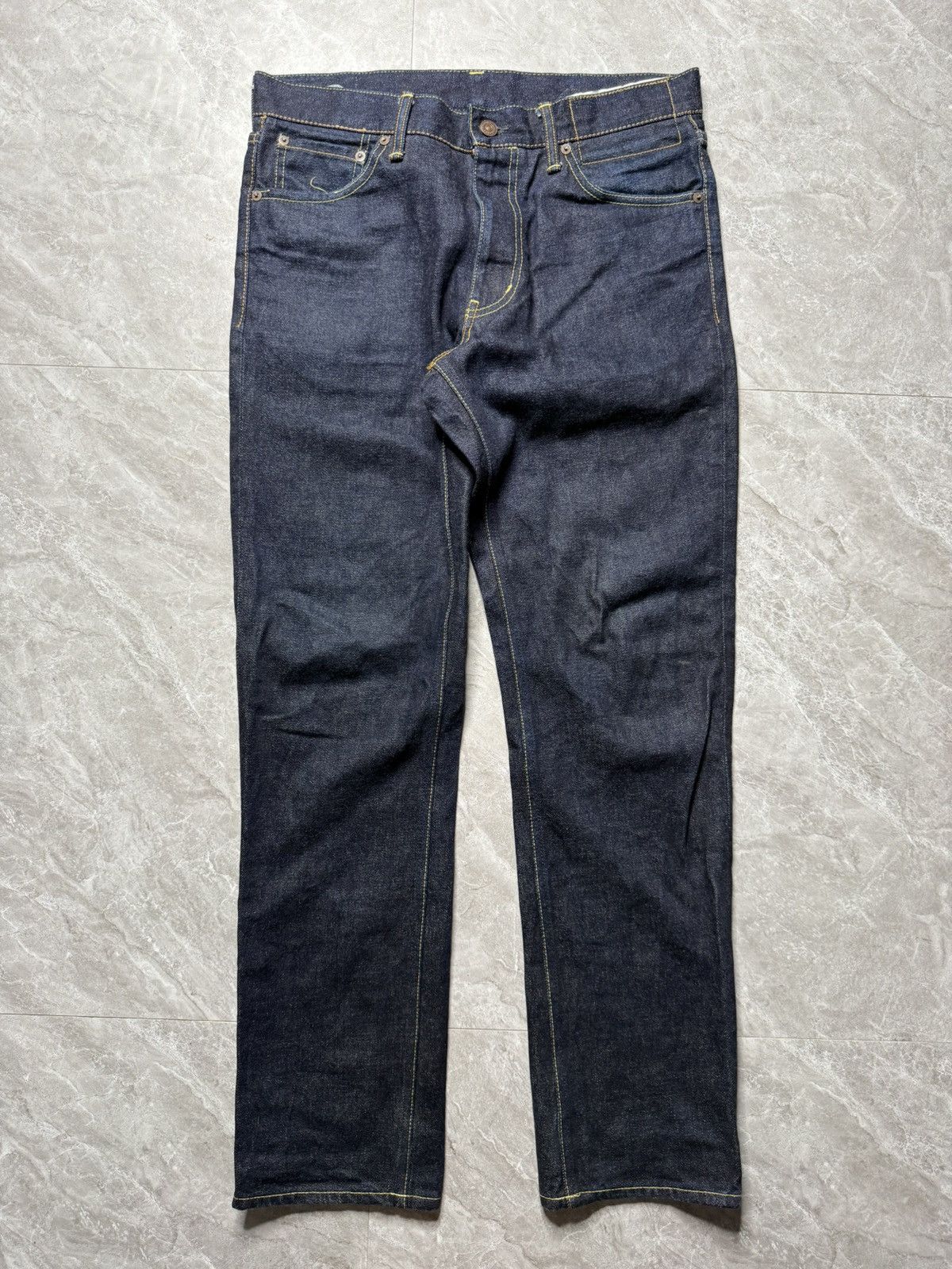 Visvim Visvim S/S 19 03R Selvedge Waist Raw Indigo Dyed Jeans Size US 32 / EU 48 - 1 Thumbnail