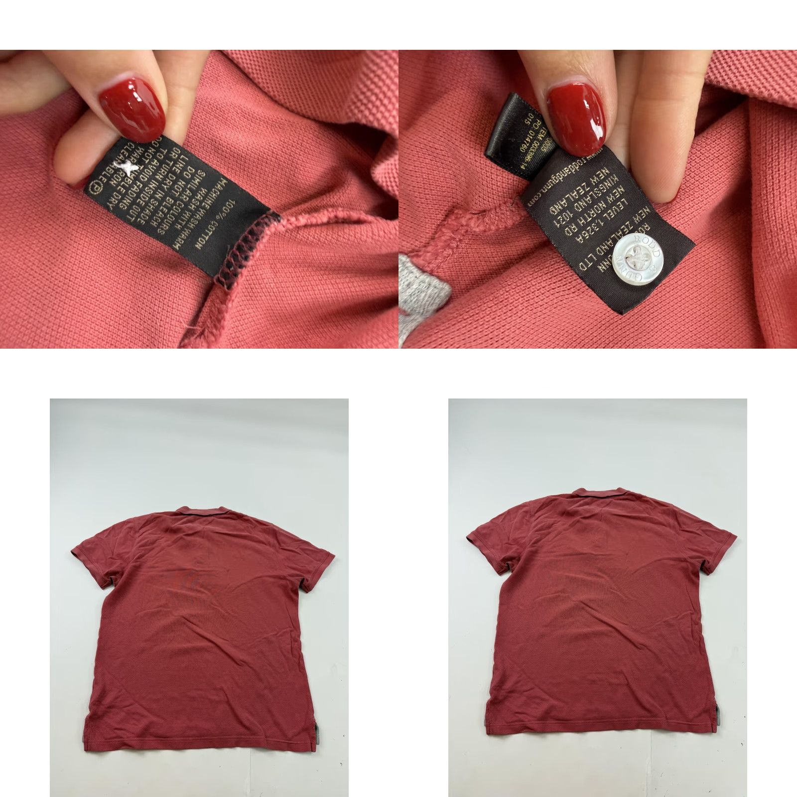 Rodd & Gunn Rodd & Gunn Polo Shirt Mens Large Red Sports Fit 100% Cotton Casual Top Size US L / EU 52-54 / 3 - 8 Thumbnail