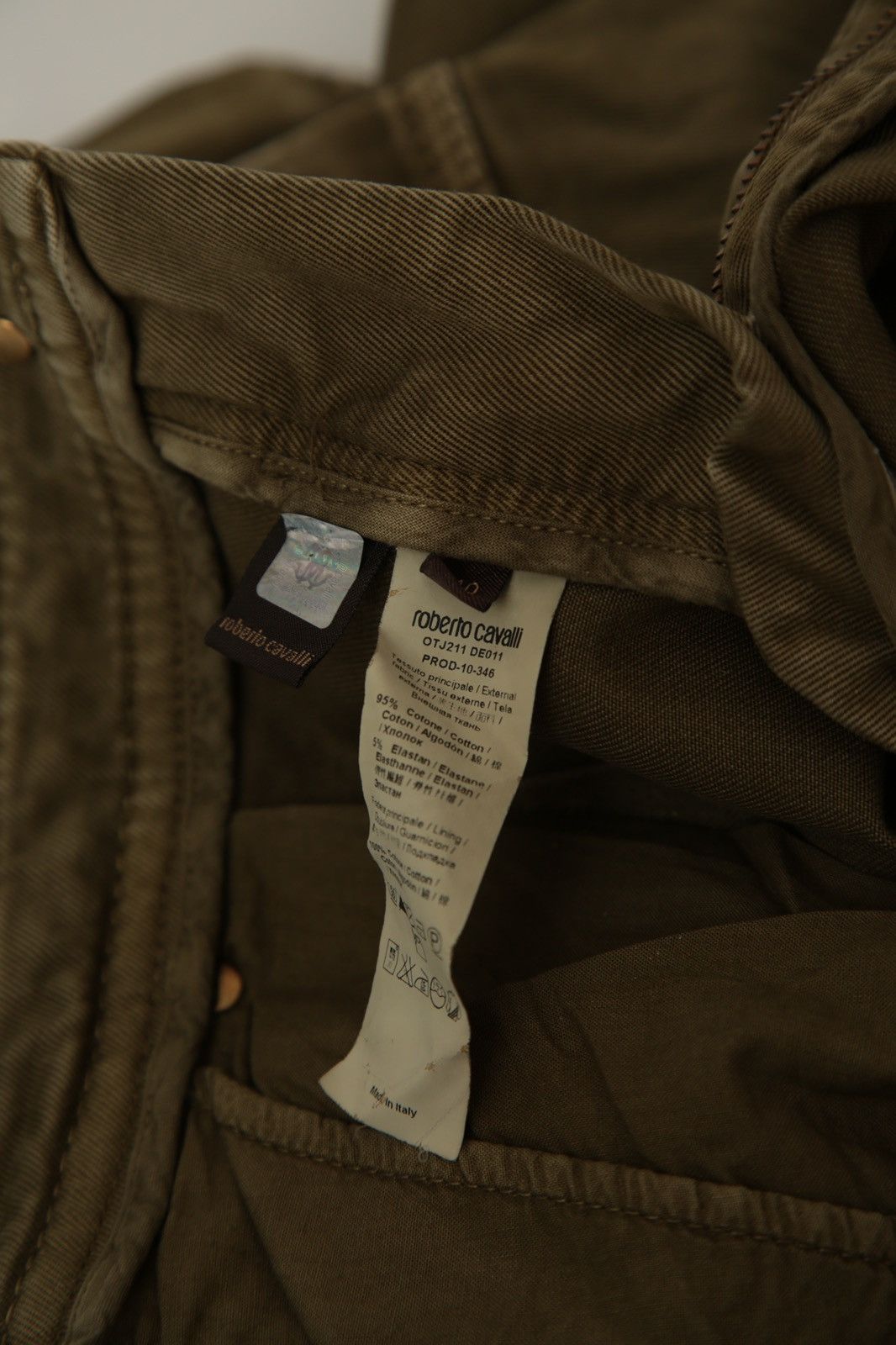 Just Cavalli × Roberto Cavalli × Vintage Vintage Just Cavalli Cargo Military Utility Pants Size US 28 / EU 44 - 8 Thumbnail