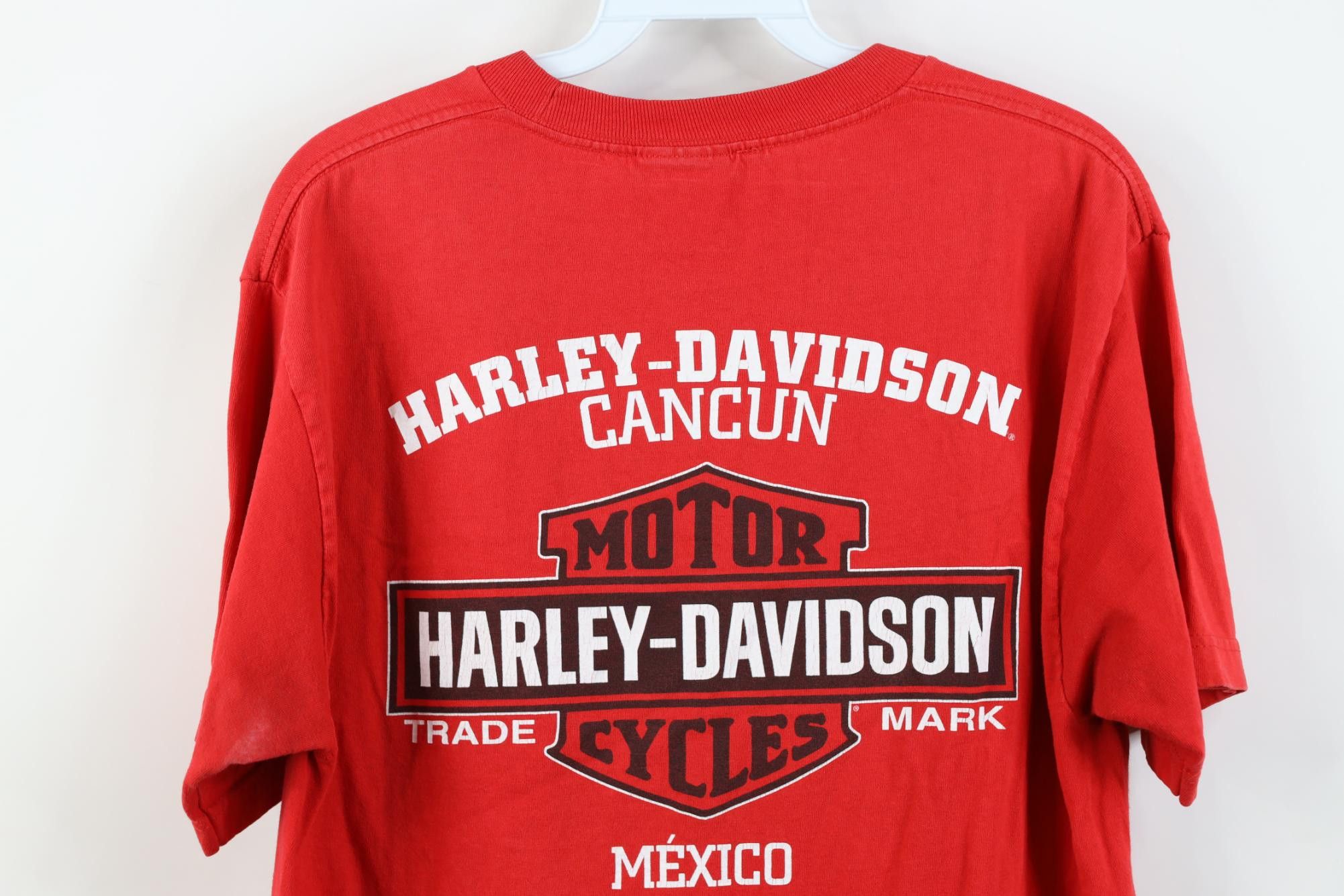 Harley Davidson Vintage 90s Y2K Harley Davidson Fire Flames Mexico T-Shirt Size US M / EU 48-50 / 2 - 14 Thumbnail