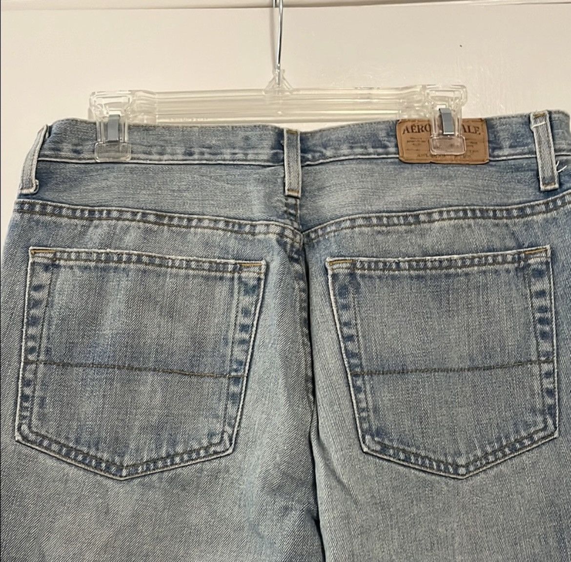 Aeropostale Aeropostale Blue Ripped Bootcut Jeans Size US 33 - 7 Thumbnail