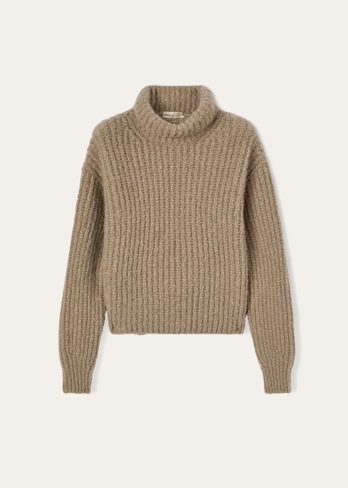 Loro Piana o1srvl11e1125 FAM6680 Cocooning Turtleneck Sweater in Brown Size L / US 10 / IT 46 - 1 Thumbnail