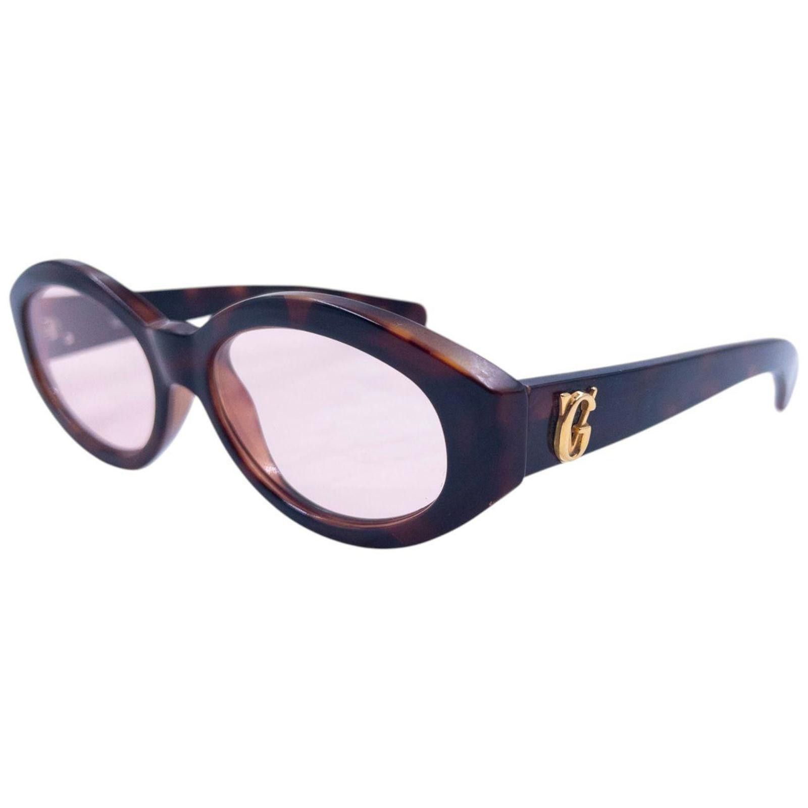 Versace Vintage 2000s Gianni Versace Tortoise Shell Sunglasses Size ONE SIZE - 1 Thumbnail
