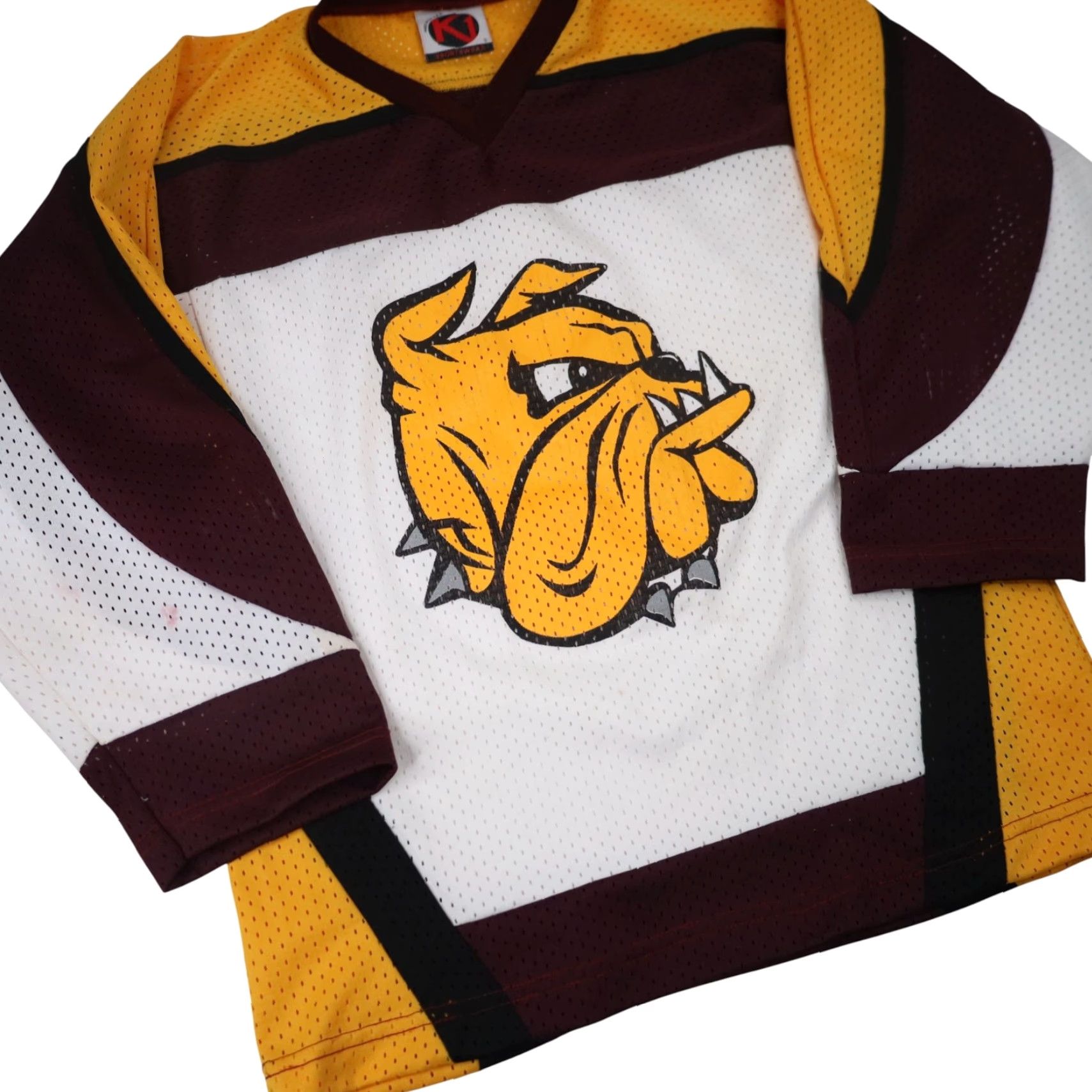 Vintage VINTAGE Minnesota Duluth Bulldogs Hockey Jersey T-Shirt Mens White S Size US S / EU 44-46 / 1 - 3 Thumbnail
