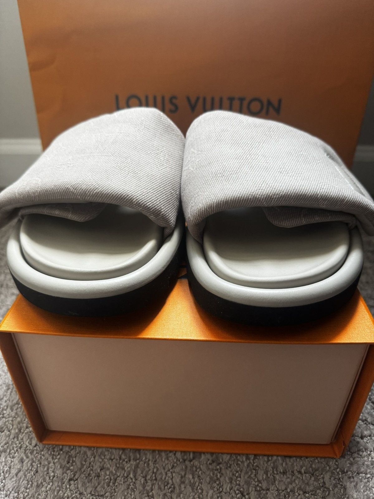 Louis Vuitton Louis Vuitton Pool Pillow Flat Comfort Mule Size US 10 / IT 40 - 6 Thumbnail