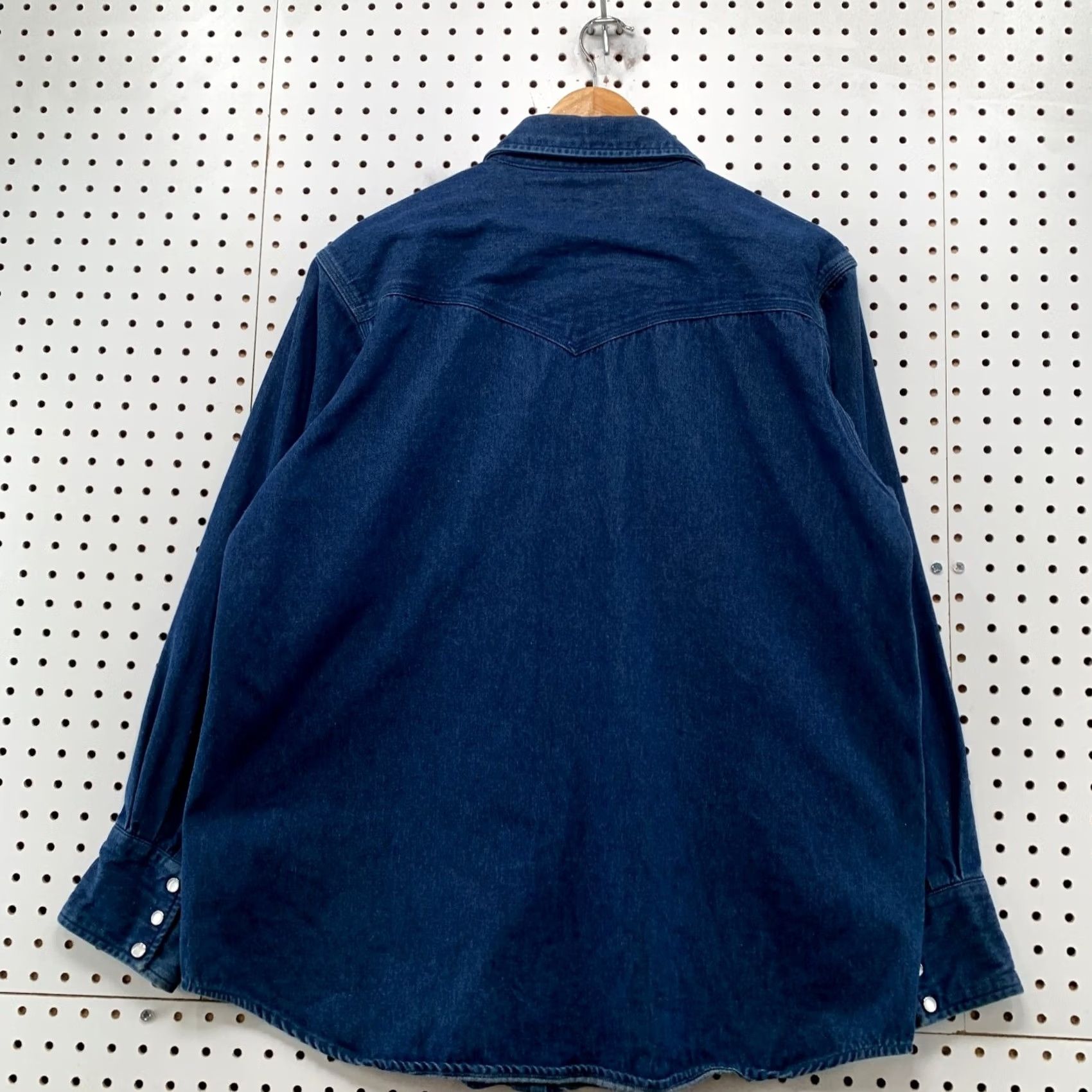 Carhartt Carhartt Denim Snap Shirt Mens L Blue Long Sleeve Cotton Workwear Size US L / EU 52-54 / 3 - 2 Thumbnail