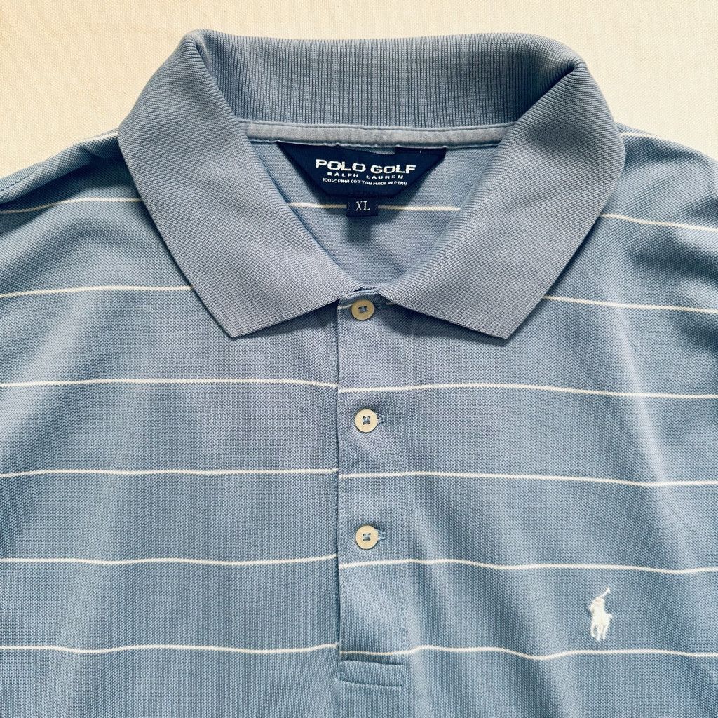 Polo Ralph Lauren Ralph Lauren Polo Golf Shawnee Striped Shirt Size US XL / EU 56 / 4 - 2 Thumbnail