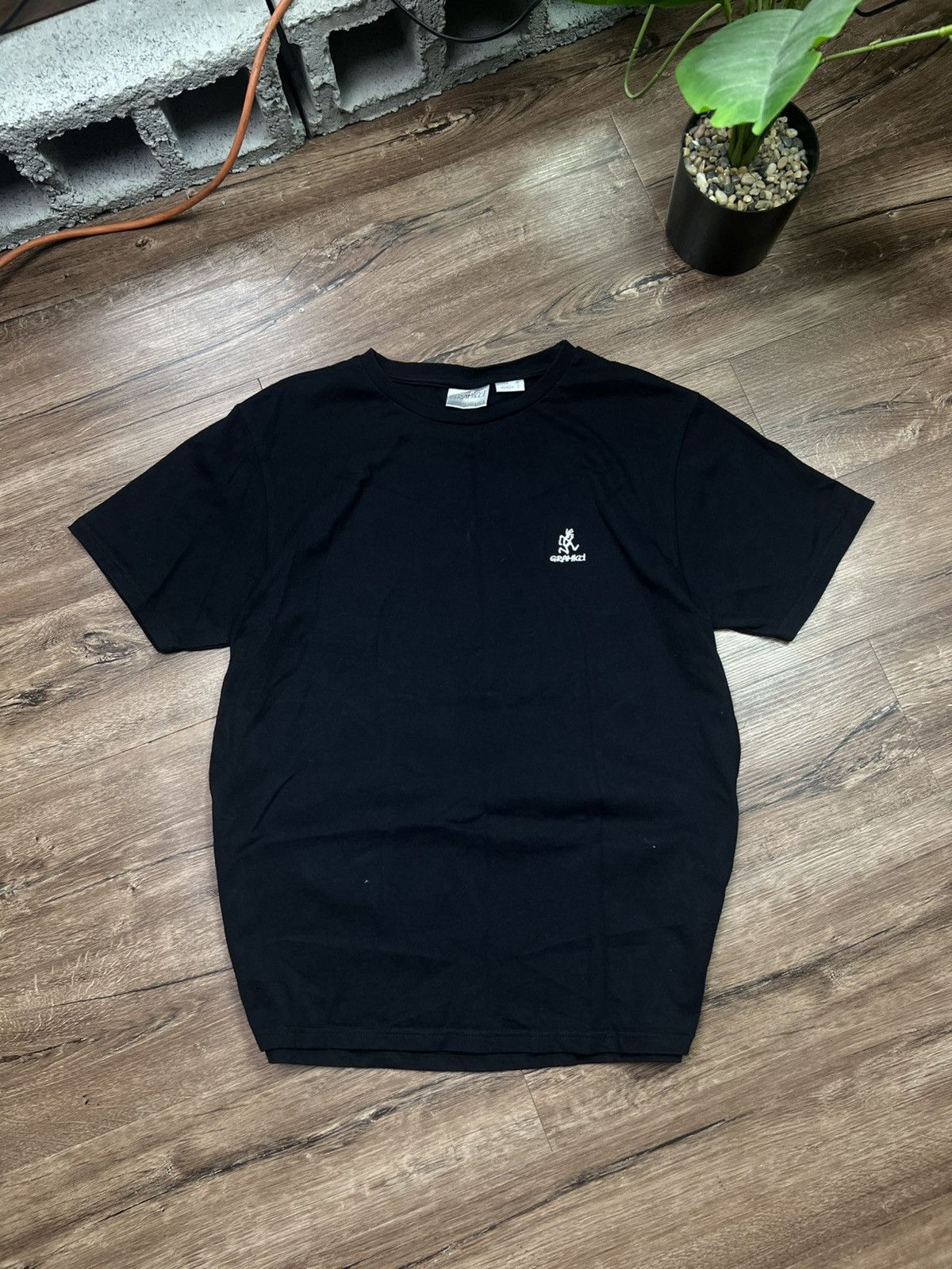 Gramicci Gramicci Big Back Logo Tee Black White Embroidery Oversized Size US S / EU 44-46 / 1 - 4 Thumbnail