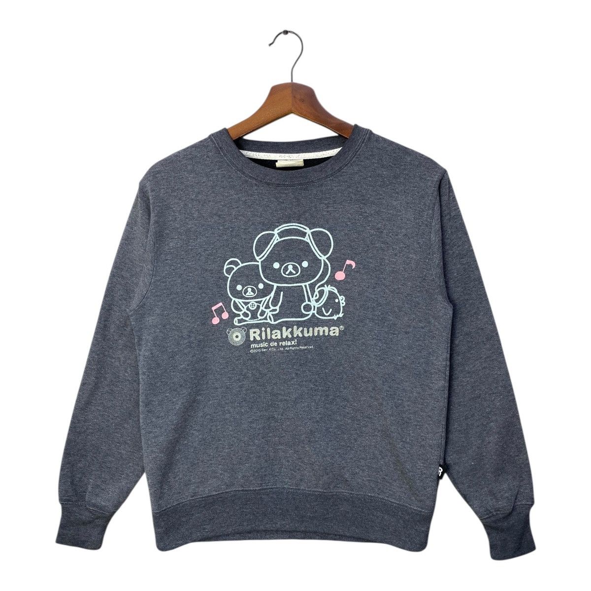 Japanese Brand Japanese Brand Rilakkuma Sweatshirt Jumper Crewneck Size M Size US M / EU 48-50 / 2 - 1 Thumbnail
