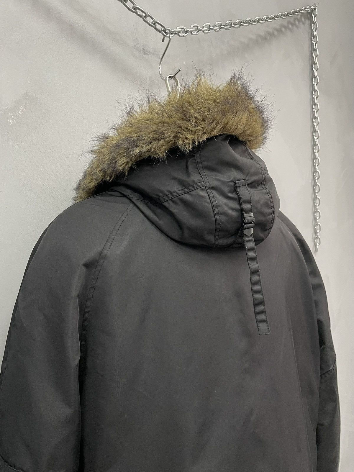 Alpha Industries If six was nine style Black Parka Fur Hood Military jacket Size US S / EU 44-46 / 1 - 9 Thumbnail