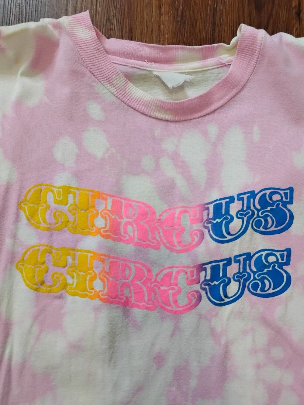 Other Vintage Circus Circus Reverse Tie Dye T-Shirt Size US L / EU 52-54 / 3 - 1 Thumbnail