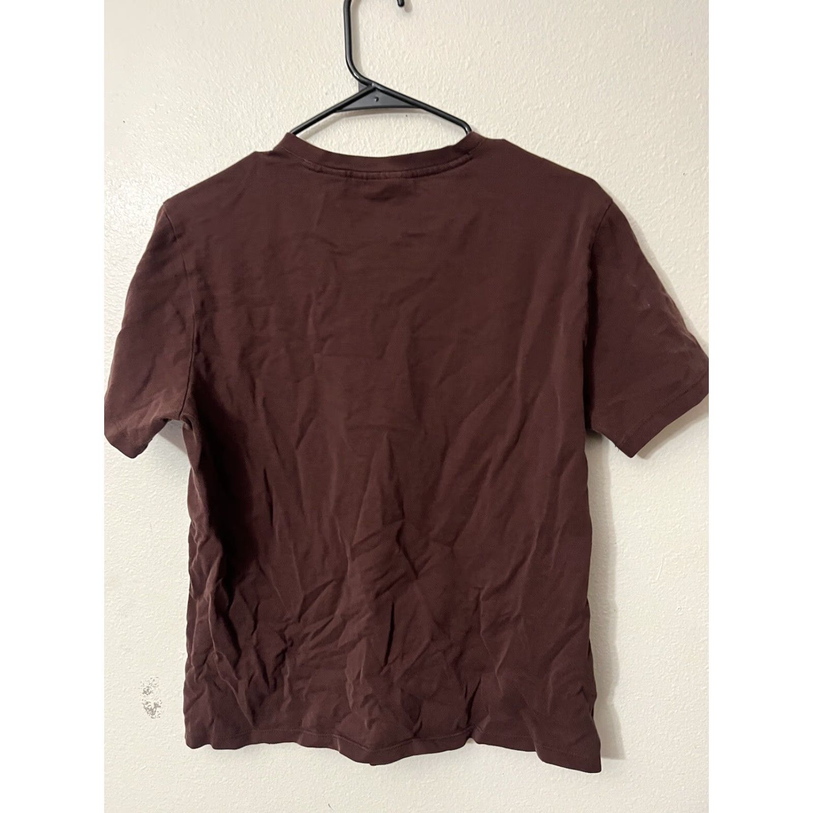 Perry Ellis VINTAGE Perry Ellis Logo T-Shirt Men Medium Burgundy Cotton Blend Short Sleeve Size US M / EU 48-50 / 2 - 2 Thumbnail
