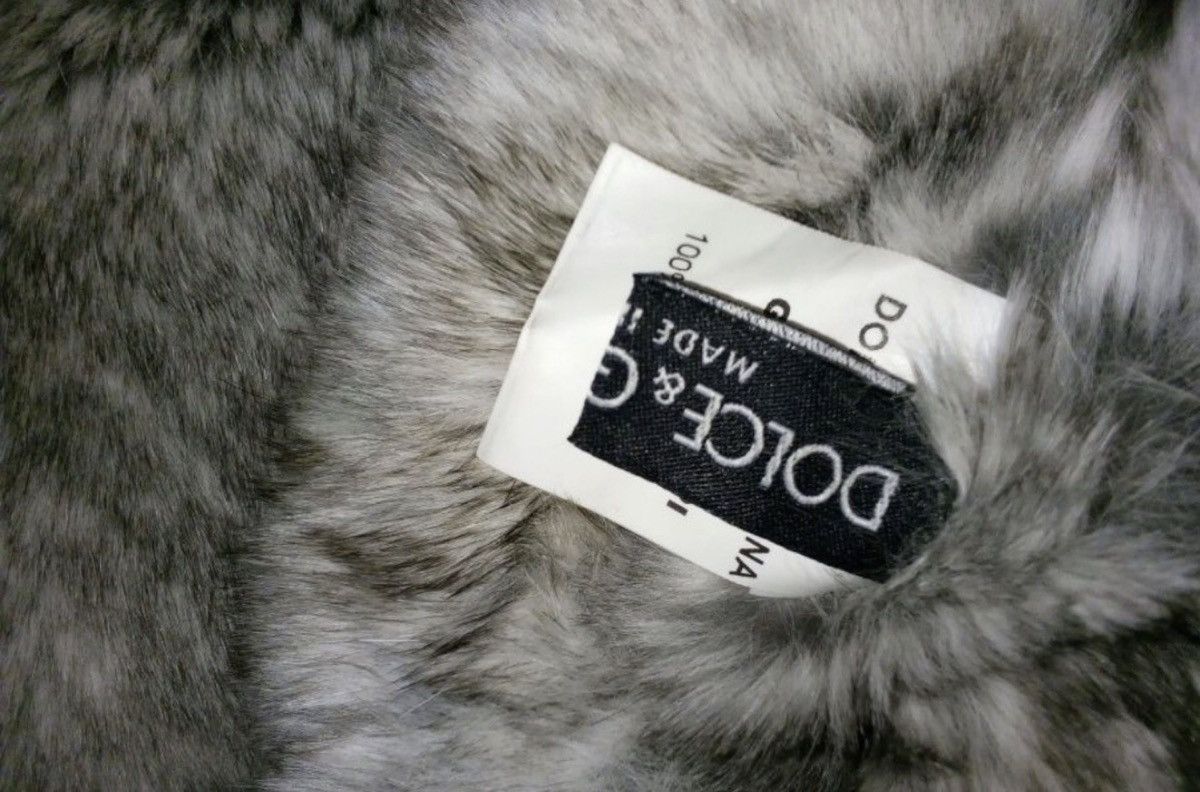 Dolce & Gabbana DOLCE & GABBANA FW 2002 Lapin Fur Leather Gloves runway Size ONE SIZE - 3 Thumbnail