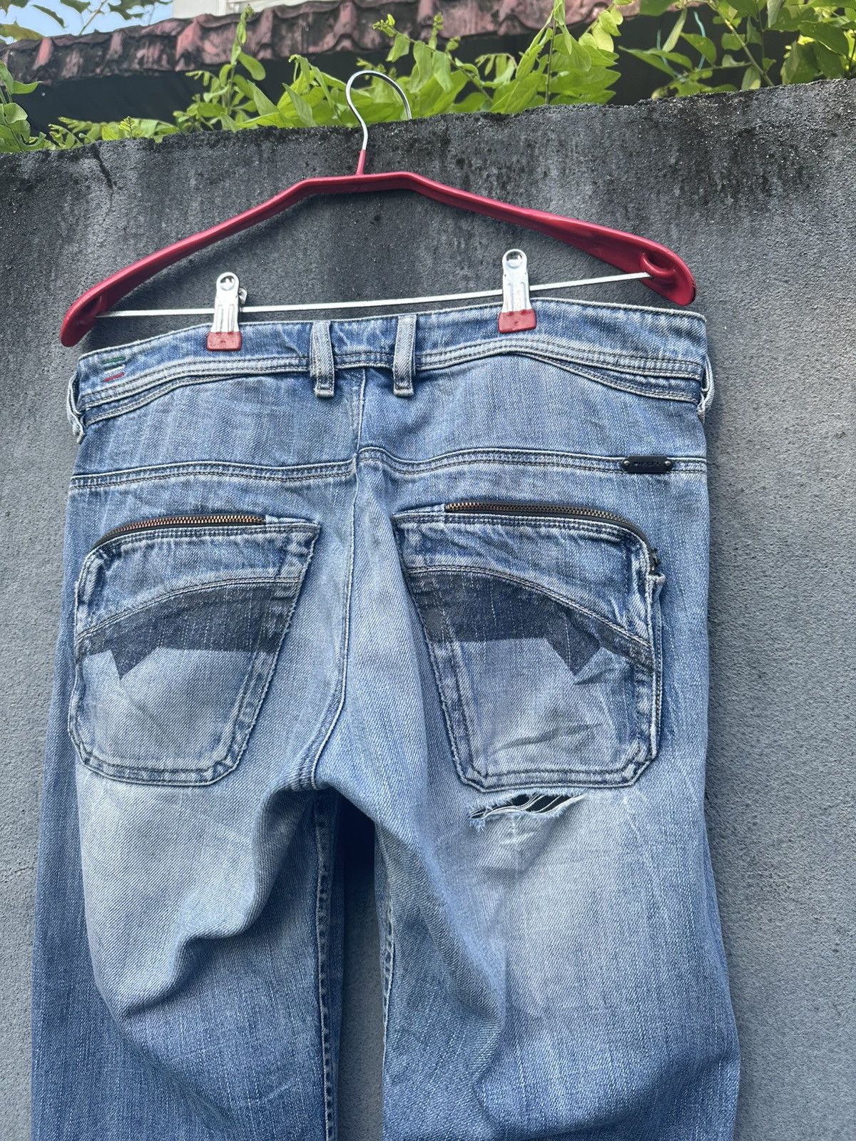 Diesel 👹Vintage Diesel Poiak Straight Cut Jeans Size US 29 - 10 Thumbnail