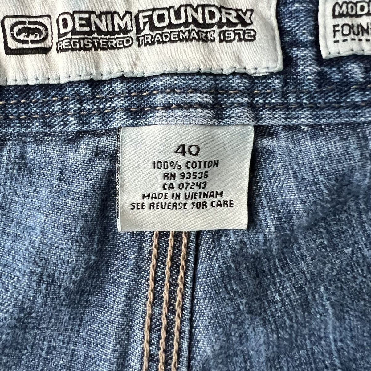 Ecko Unltd. × Vintage Vintage Ecko UnItd. Foundry-Fit Carpenter Jean Shorts Size US 40 / EU 56 - 7 Thumbnail