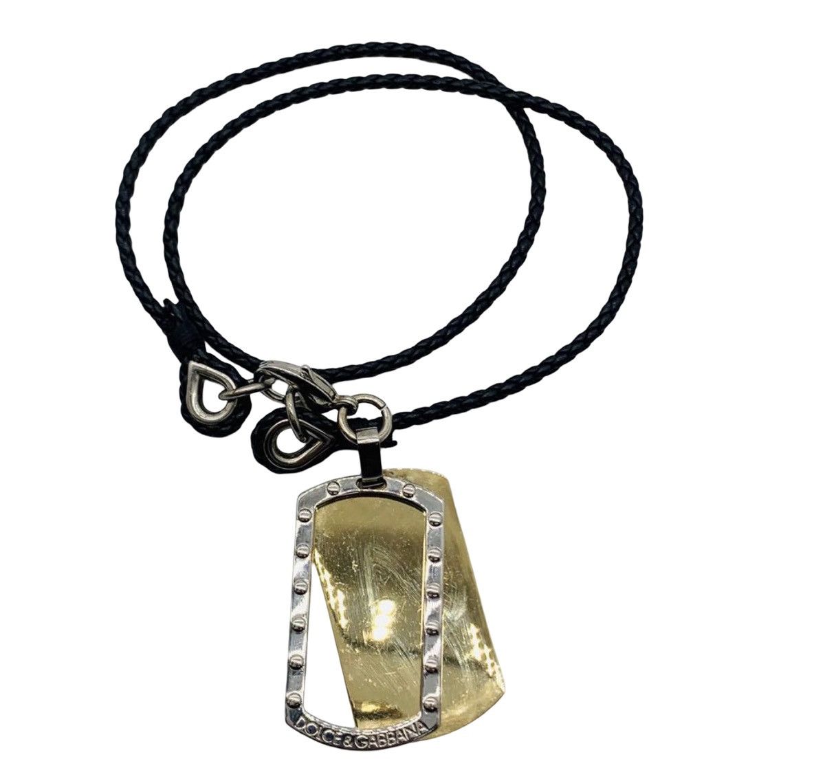Dolce & Gabbana Archival Dolce & Gabbana Layered "Frame" Dog Tag Necklace Size ONE SIZE - 1 Thumbnail