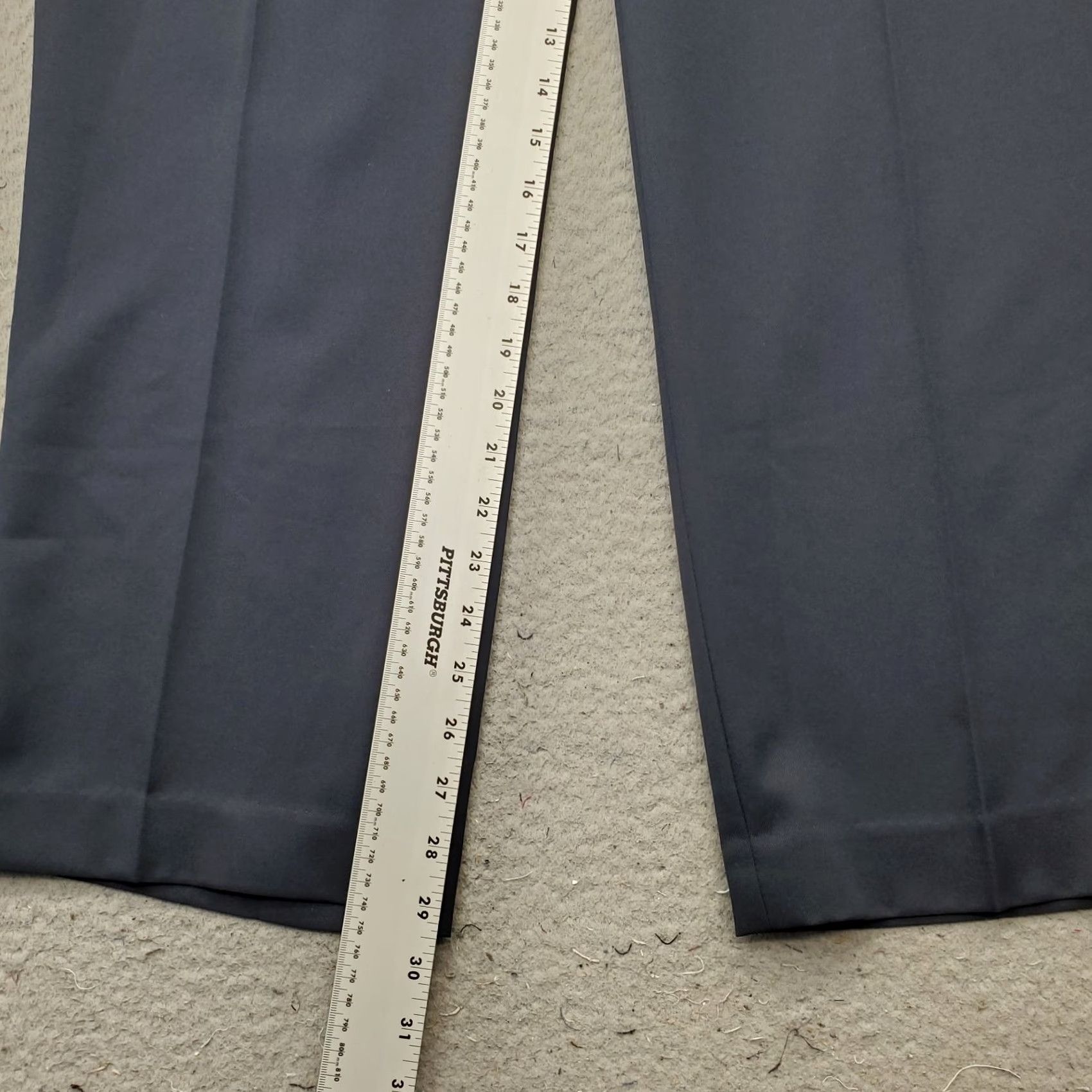 Van Heusen Van Heusen Traveler Pants Mens 36x30 Navy Premium Non-Iron Classic Straight Leg Pants Mens Size 36 Navy White? Size US 36 / EU 52 - 4 Thumbnail