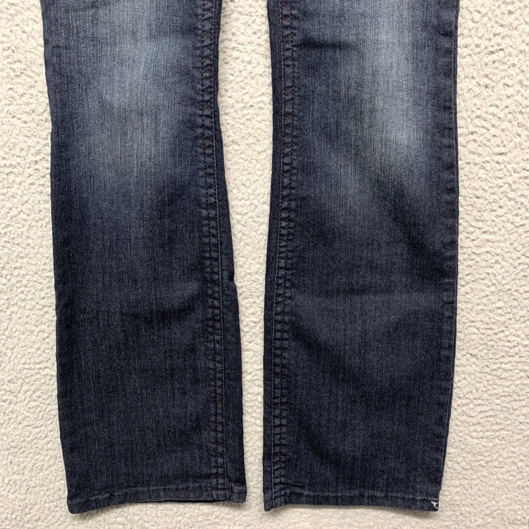 Denime Mudd Jeans Women's Bootcut 5-Pocket Blue Denim Decorative Buttons & Sequins Size 7 Size 28" / US 6 / IT 42 - 3 Thumbnail
