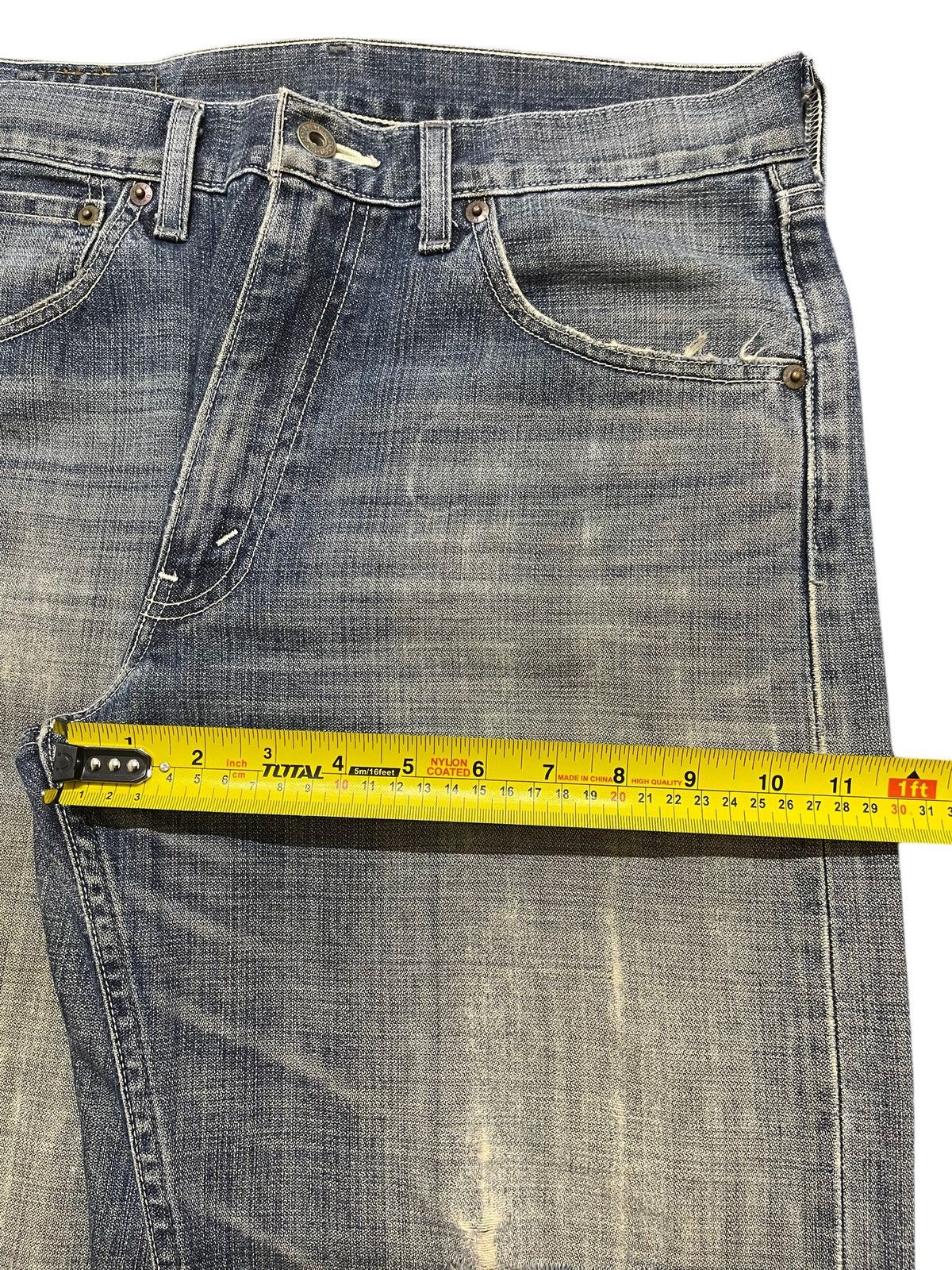 Levi's Vintage Levis 503 Blue Faded Wash Distress Style Loose Jeans Size US 31 - 16 Thumbnail