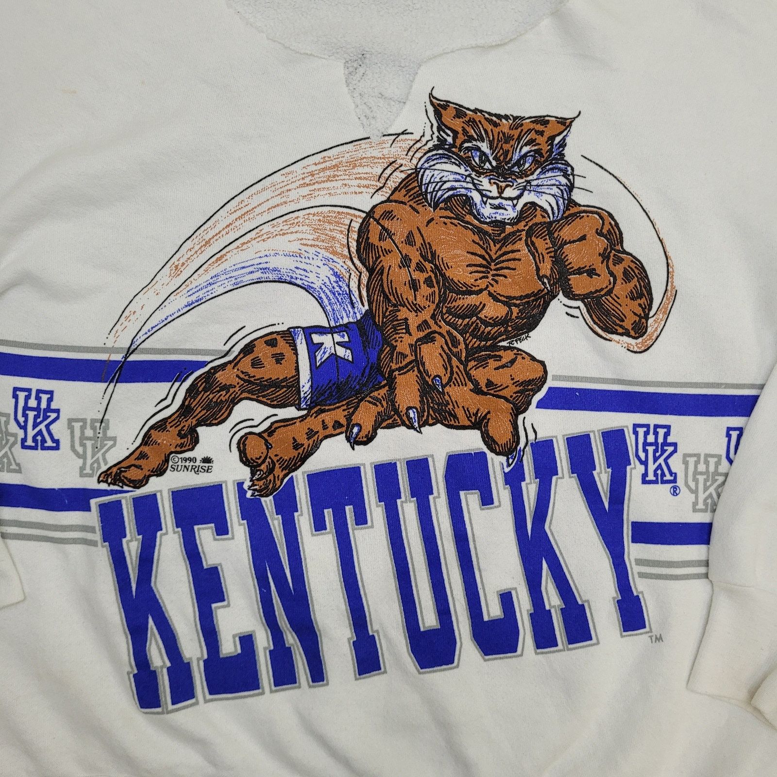 Vintage Vintage Kentucky Wildcats Sweatshirt Womens XL 22x23 Boxy Size US XL / EU 56 / 4 - 9 Thumbnail