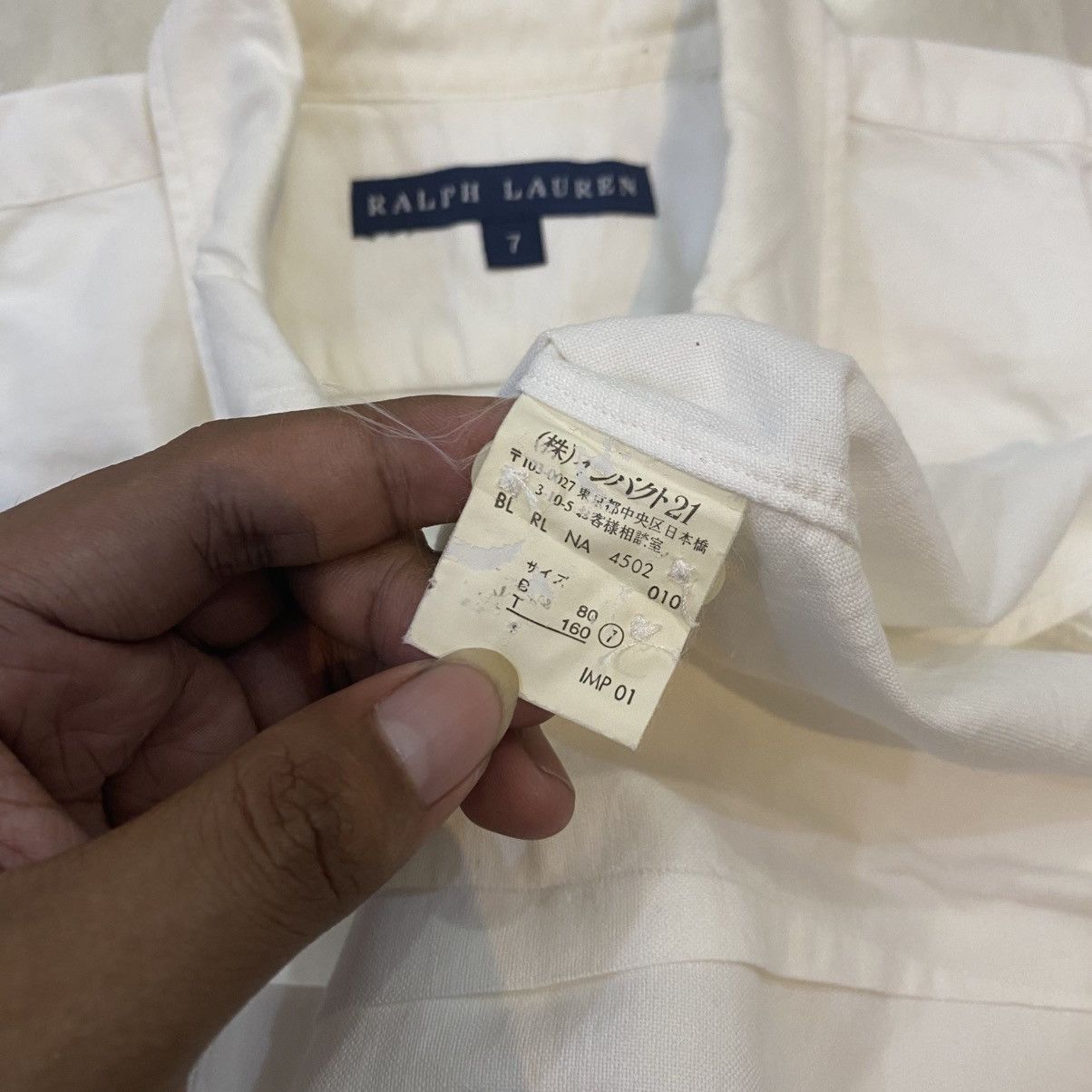 Ralph Lauren Ralph lauren true white shirt Size US S / EU 44-46 / 1 - 6 Thumbnail