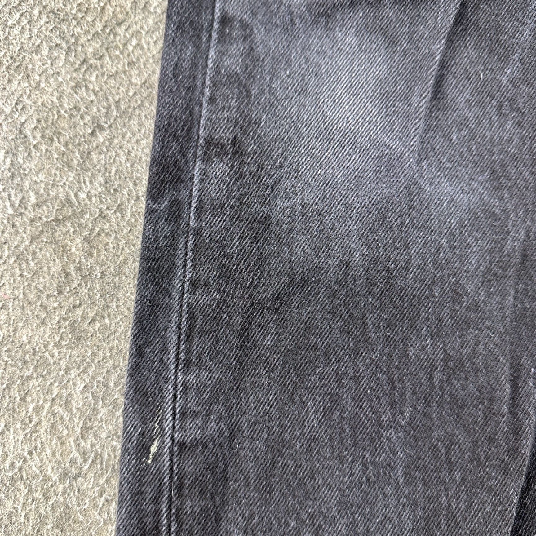 Levi's Levi's 501 Jeans Mens 30x32 Black Dark Wash Straight Leg Regular Fit Button Fly 5-Pocket Denim Cotton Spring Fall Winter Summer Mens Regular Jeans Size US 30 / EU 46 - 4 Thumbnail