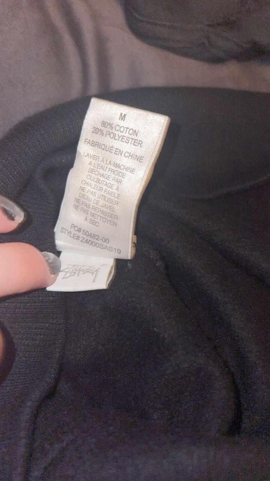 Stussy Stussy Black World Tour Hoodie Size US M / EU 48-50 / 2 - 6 Thumbnail