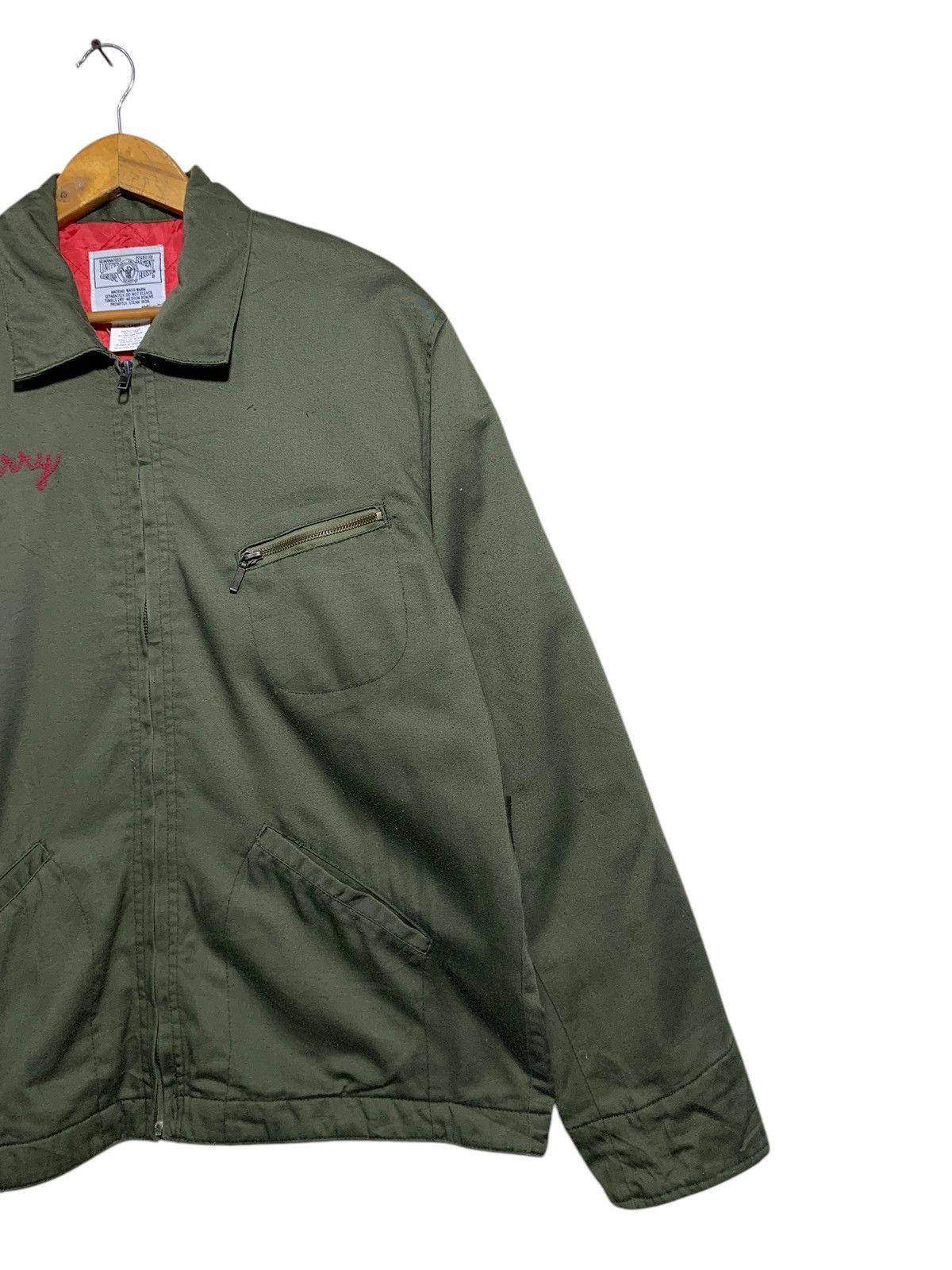 Japanese Brand 🔥HOUSTON GREEN ARMY ROCKABILLY JACKETS Size US L / EU 52-54 / 3 - 3 Thumbnail