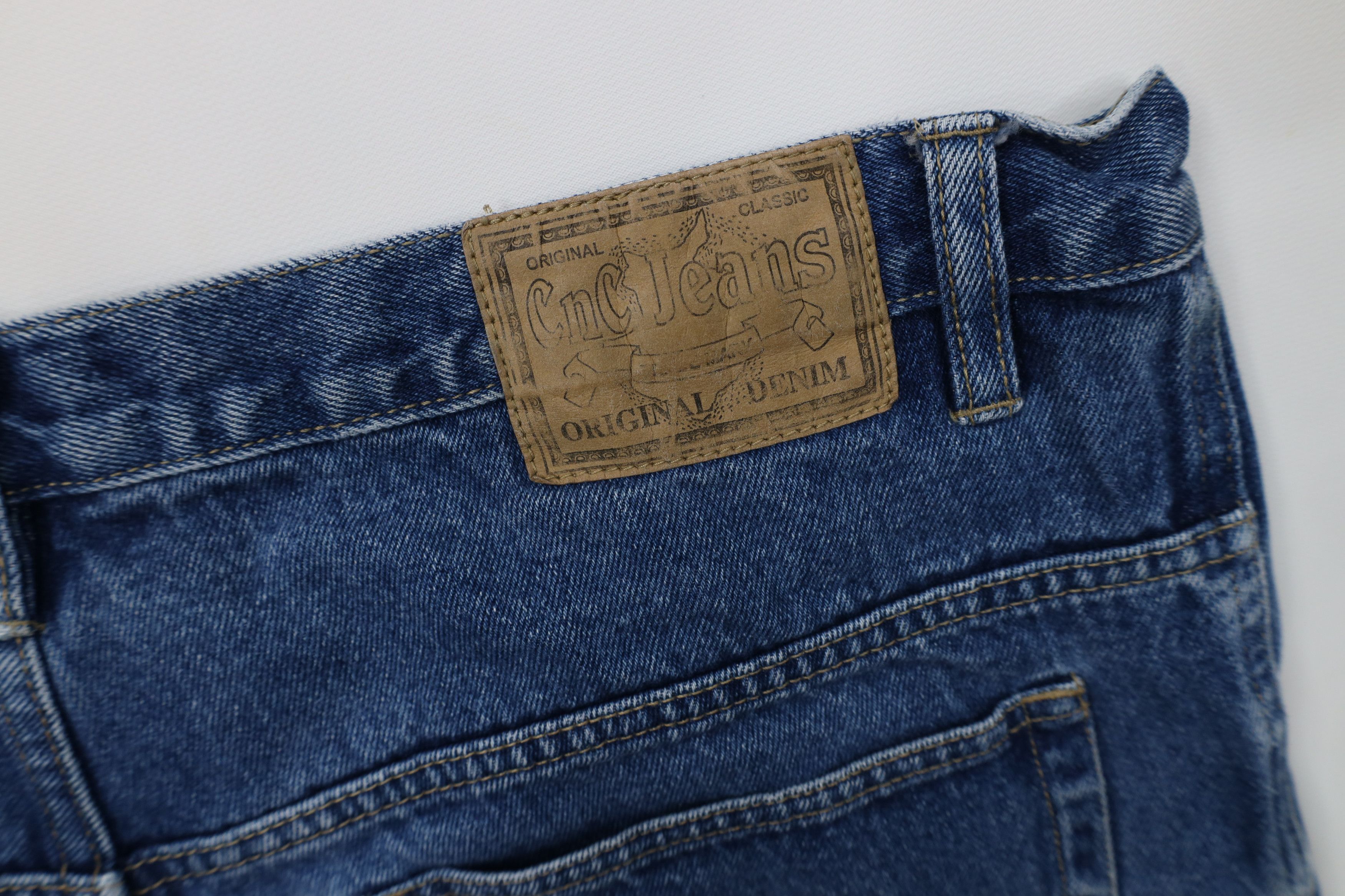 Vintage Vintage 90s Y2K Streetwear Fit Denim Jean Shorts Jorts Blue Size US 38 / EU 54 - 13 Thumbnail